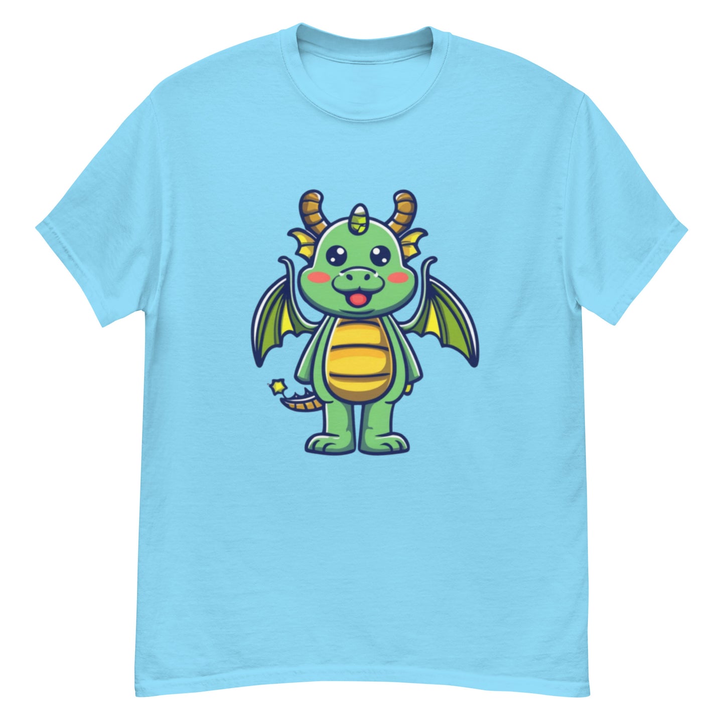 T-shirt Dragon with three horns | Playful and Unique Design