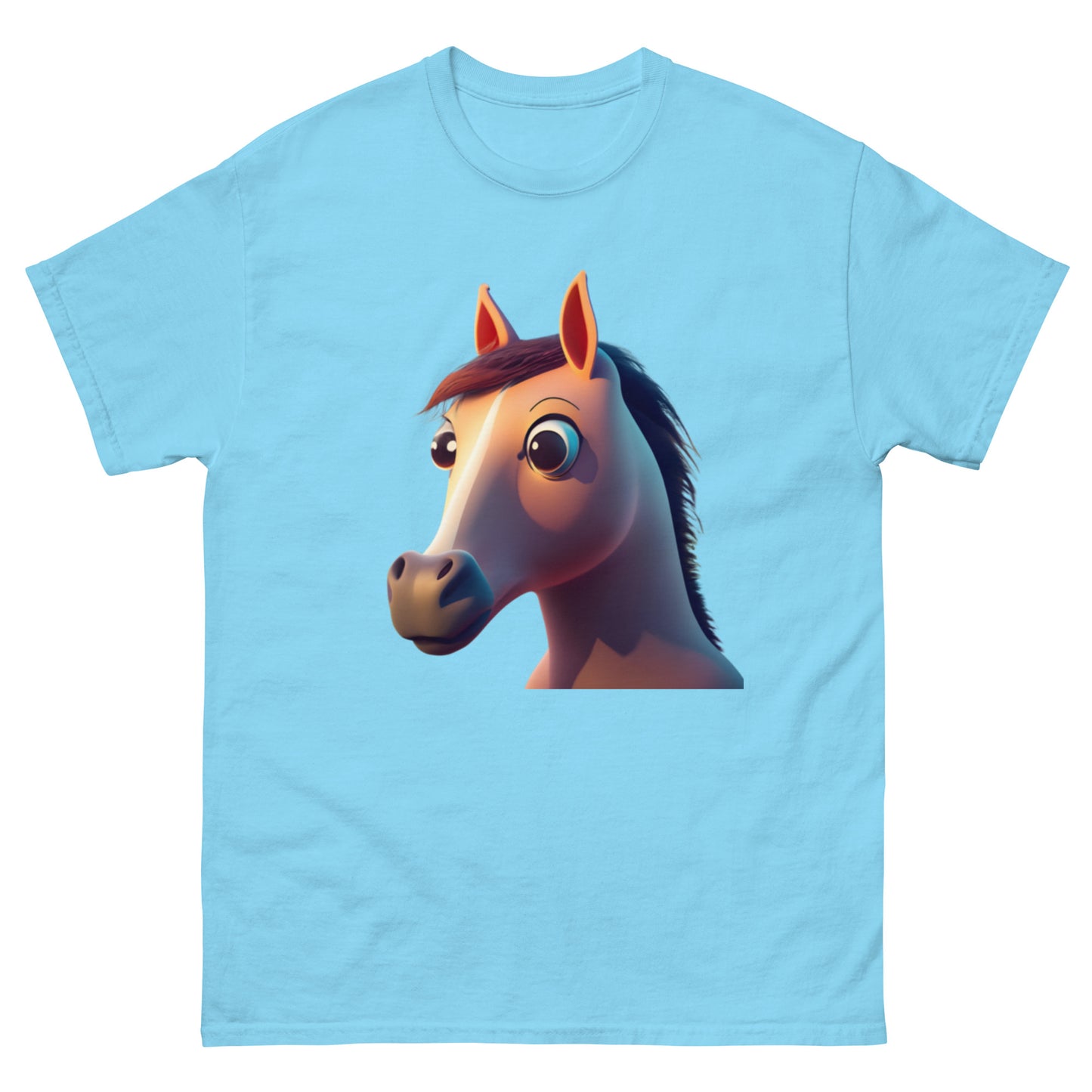 Realistic Horse T-shirt for Style and Charm!