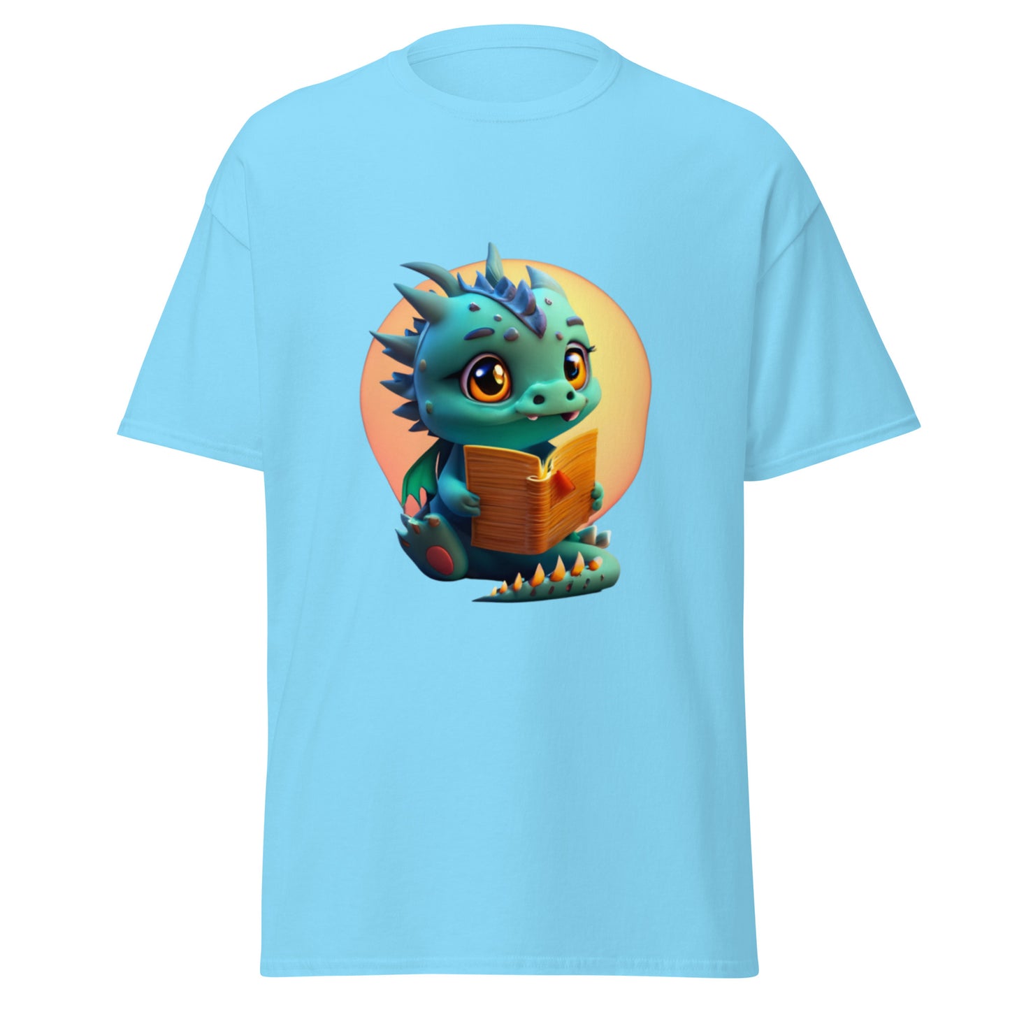 T-shirt Dragon with Book