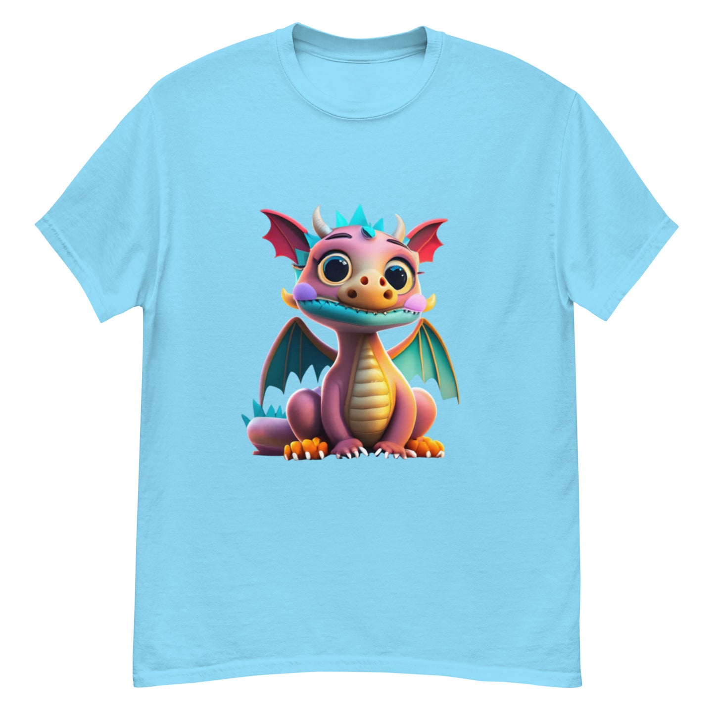 Rosa Drak-T-shirt