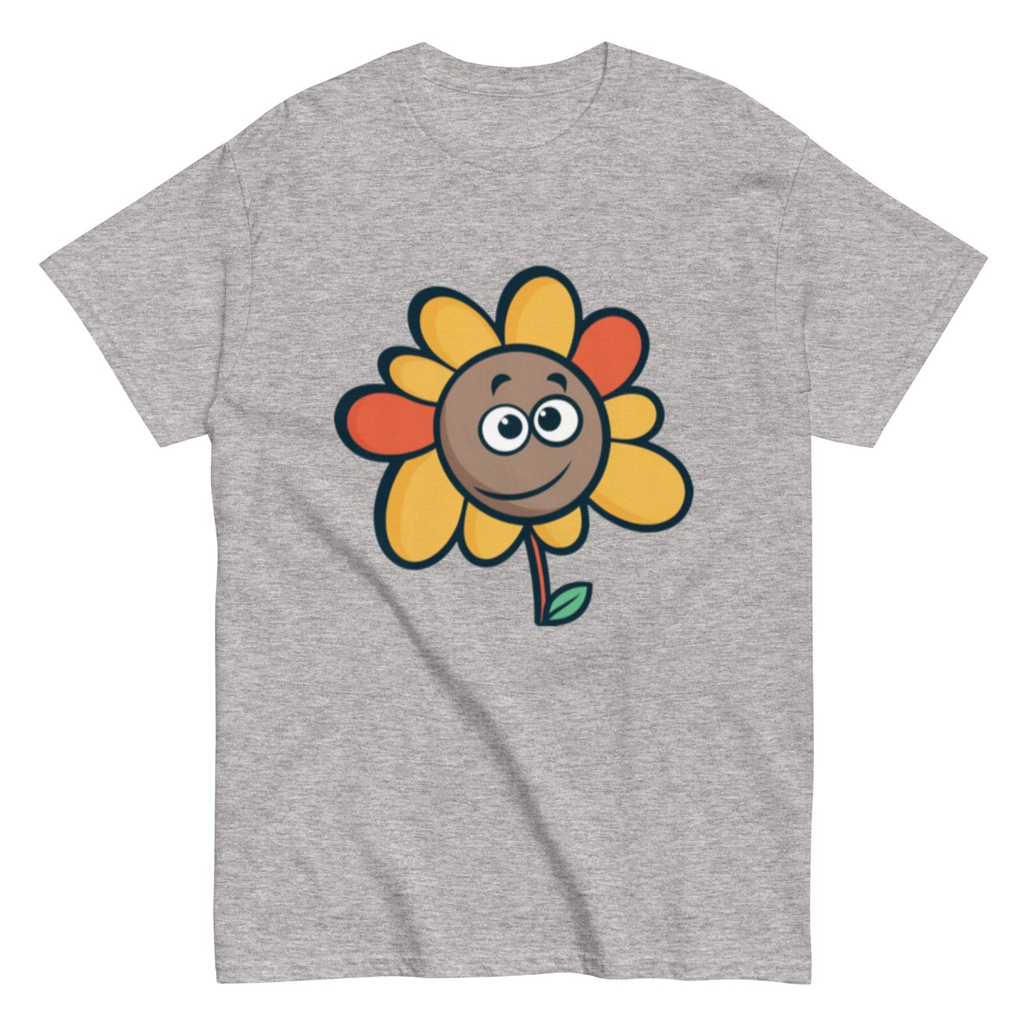 Colorful Animated Flower T-Shirt | Playful and Unique Design