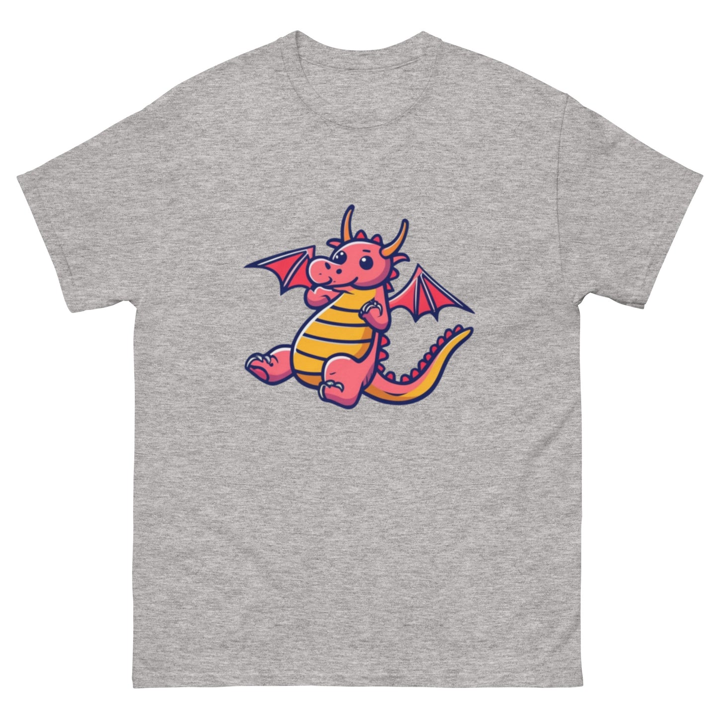 Gullig Tecknad Drake T-shirt