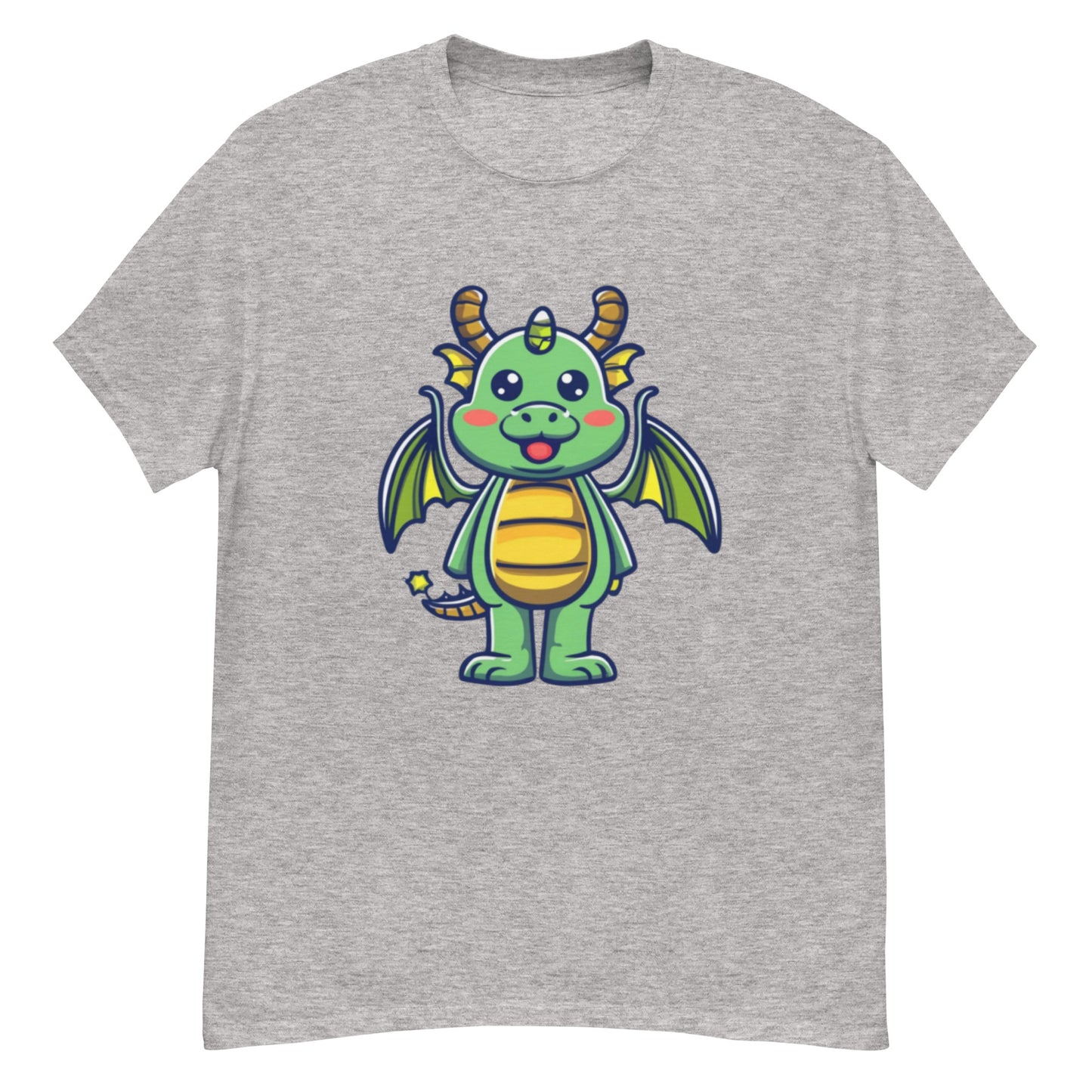 T-shirt Dragon with three horns | Playful and Unique Design
