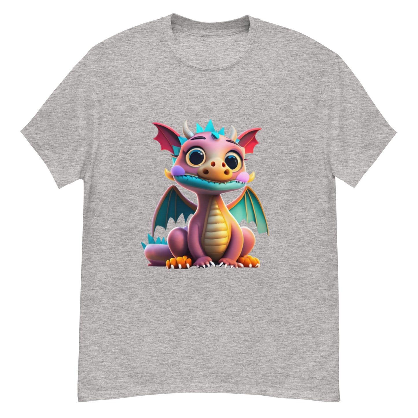 Rosa Drak-T-shirt