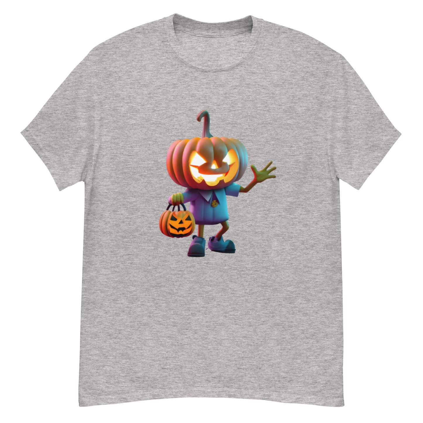 Stilren Halloween T-shirt med Halloween Gubbe