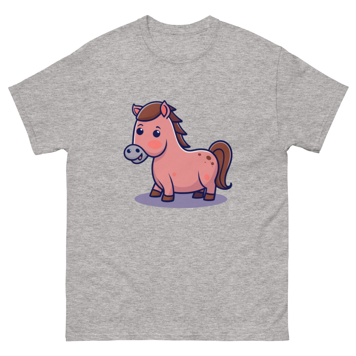 Stylish T-shirt with horse motif