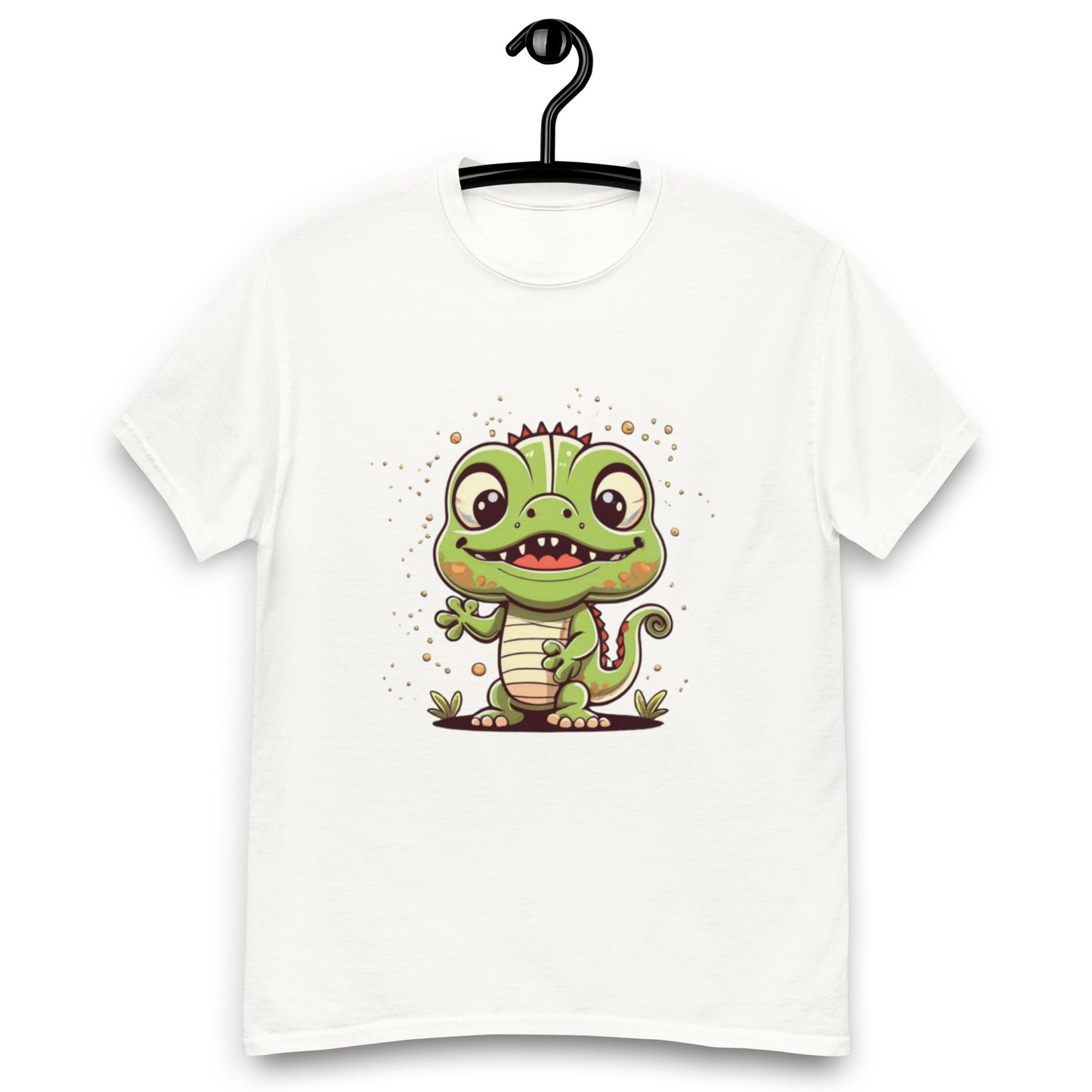 Vibrant Green Lizard T-Shirt | Unique animal design