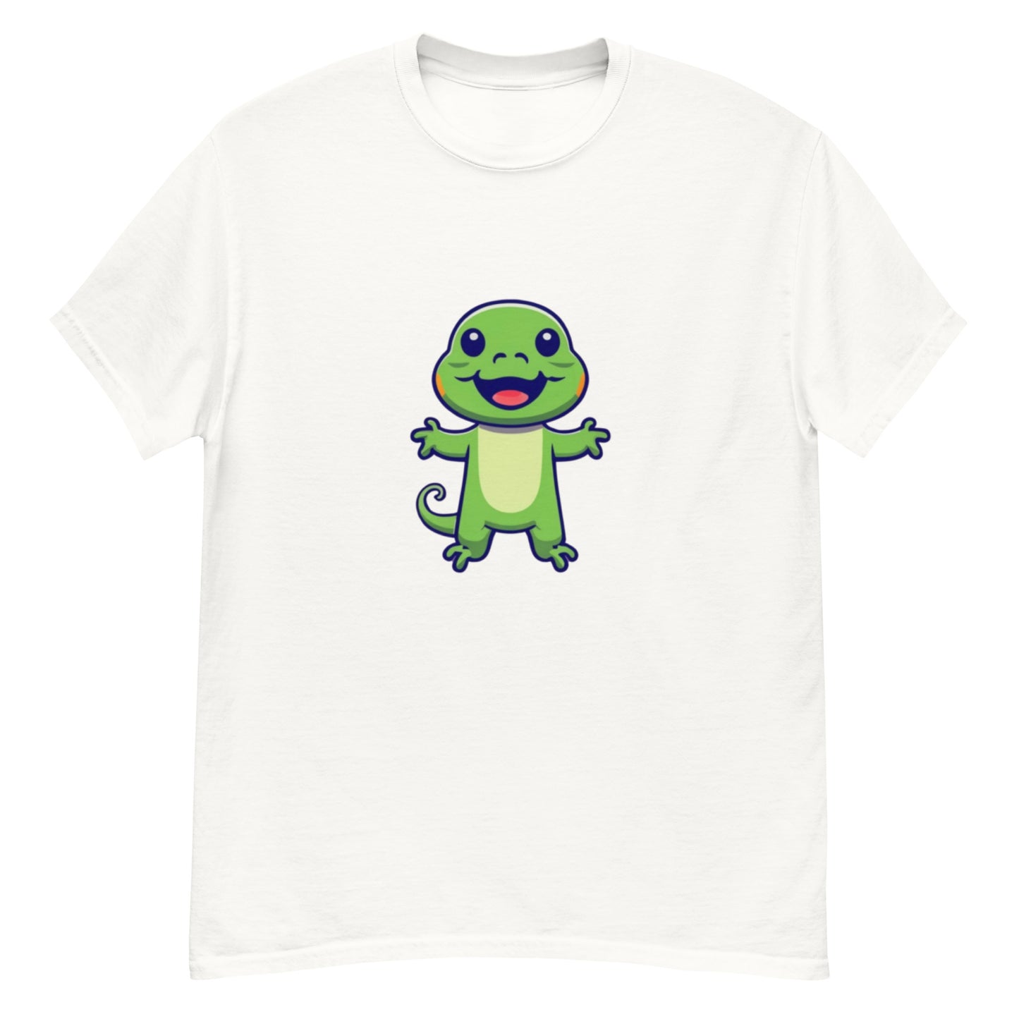 Green Little Lizard T-shirt | Unique animal design