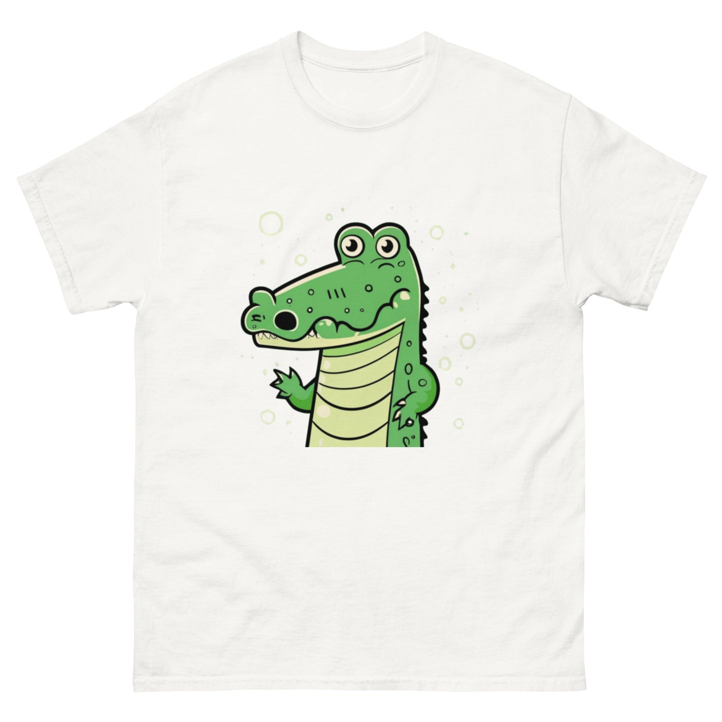 Bubblig Krokodil T-shirt | Skapa Lite Skratt i Ditt Vardagsrum!