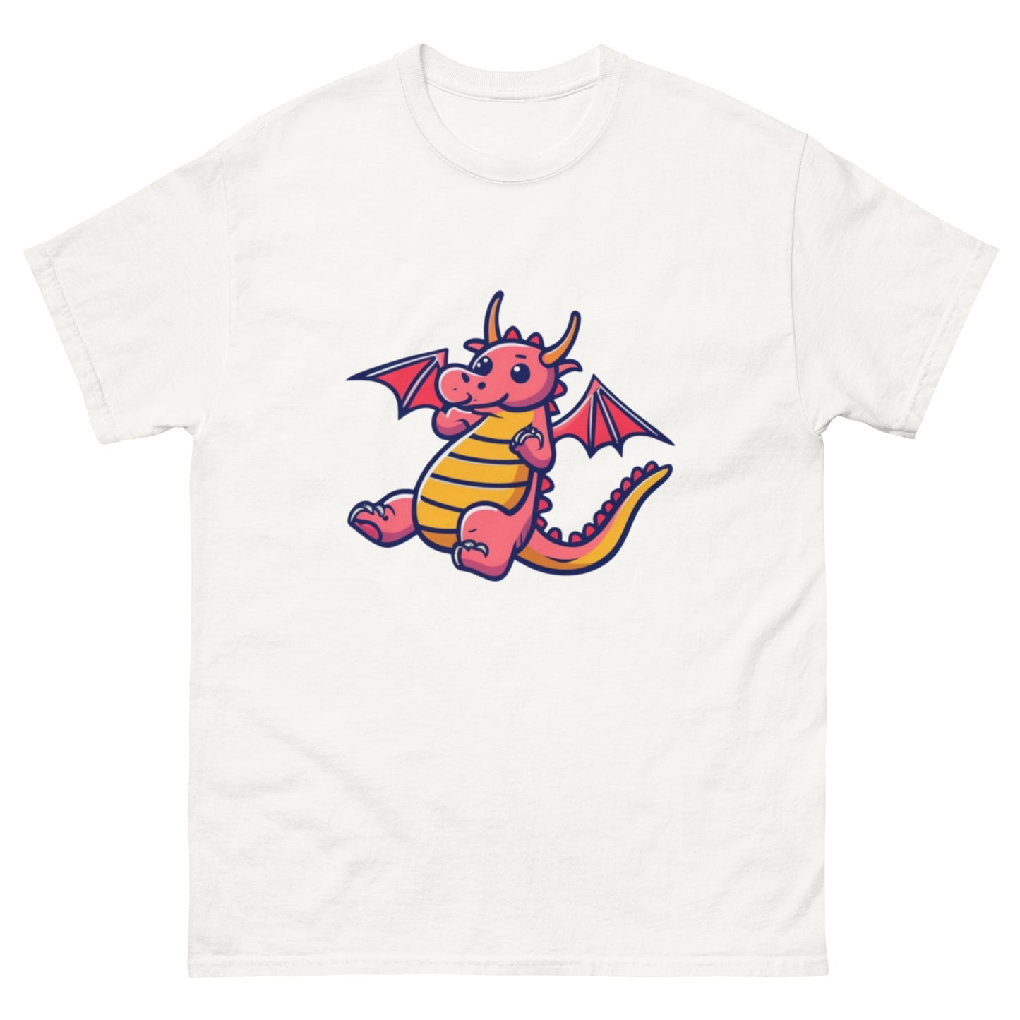 Gullig Tecknad Drake T-shirt