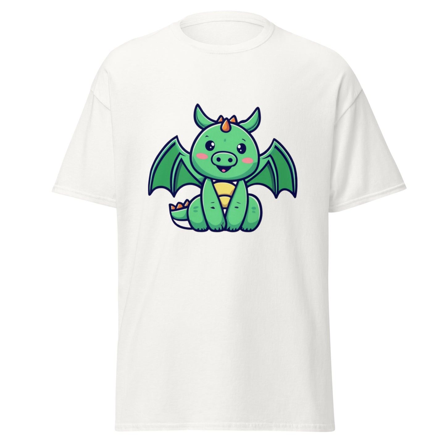 T-shirt Grön Drake Med Stora Vingar