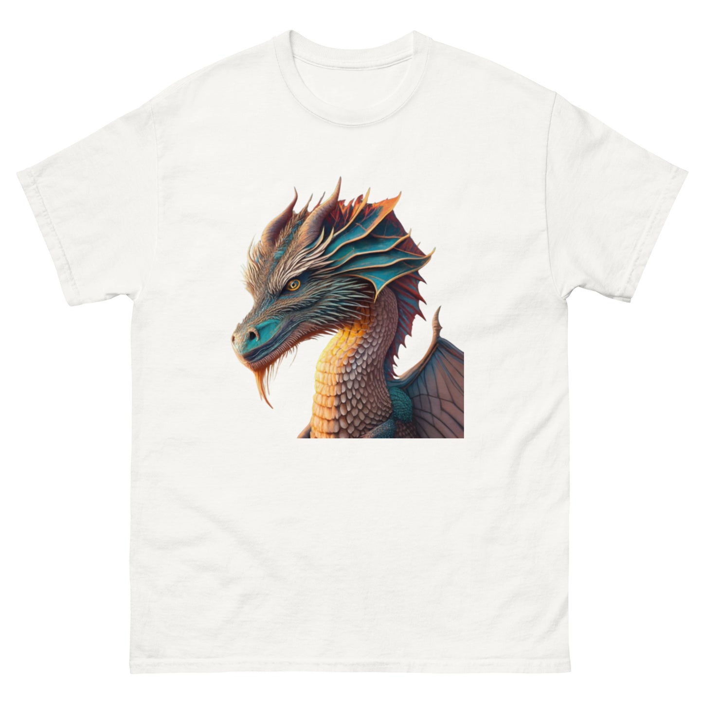 Realistisk Drake T-shirt | Mystisk och Kraftfull Design