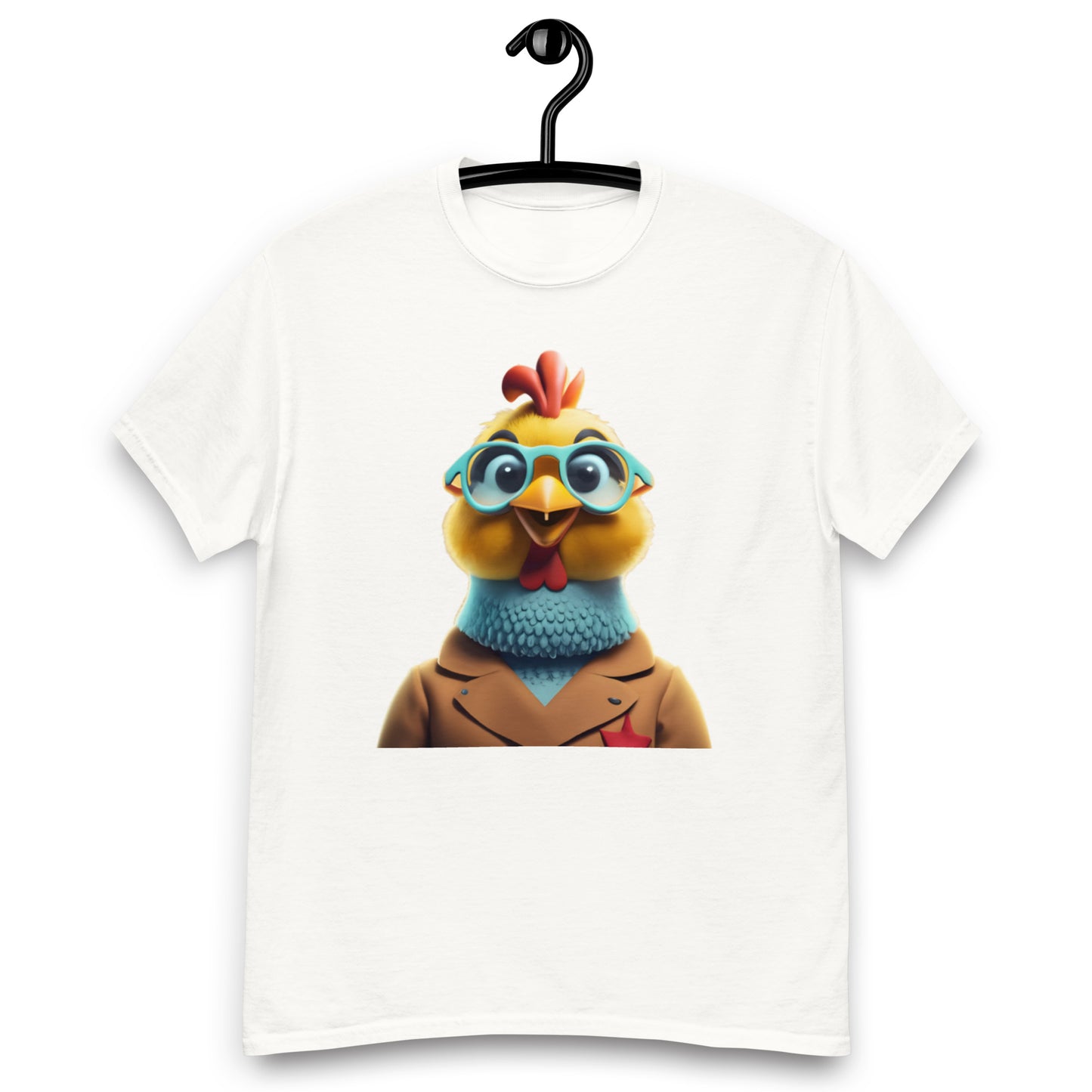 Gullig Tecknad Kyckling T-shirt | Sprid Glädje med Vår Knasiga Kyckling!