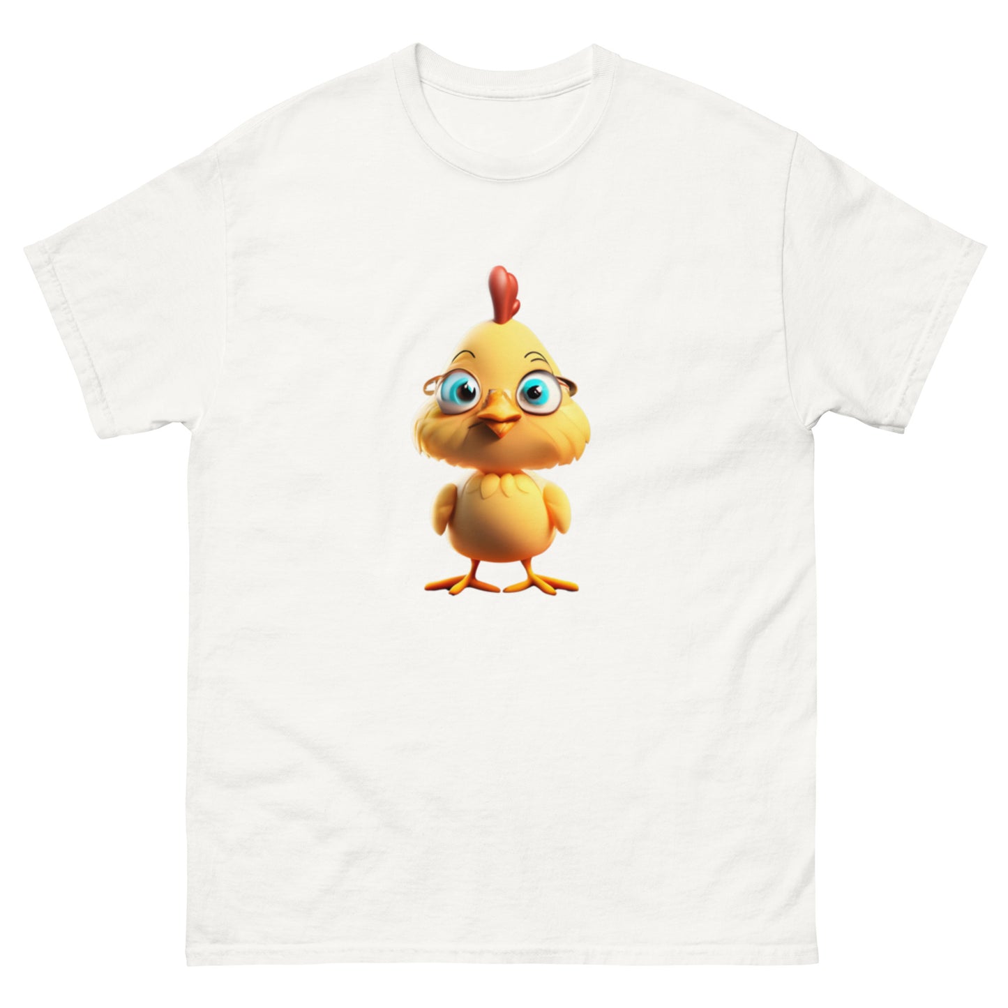 Smart Kyckling T-shirt | Sprid Glädje med Fjädrar!