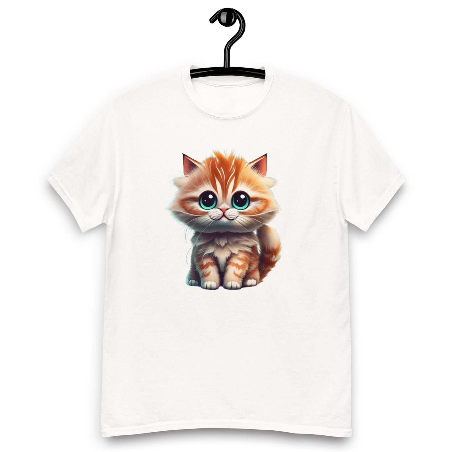 Realistisk Orange Katt T-shirt för Kattälskare