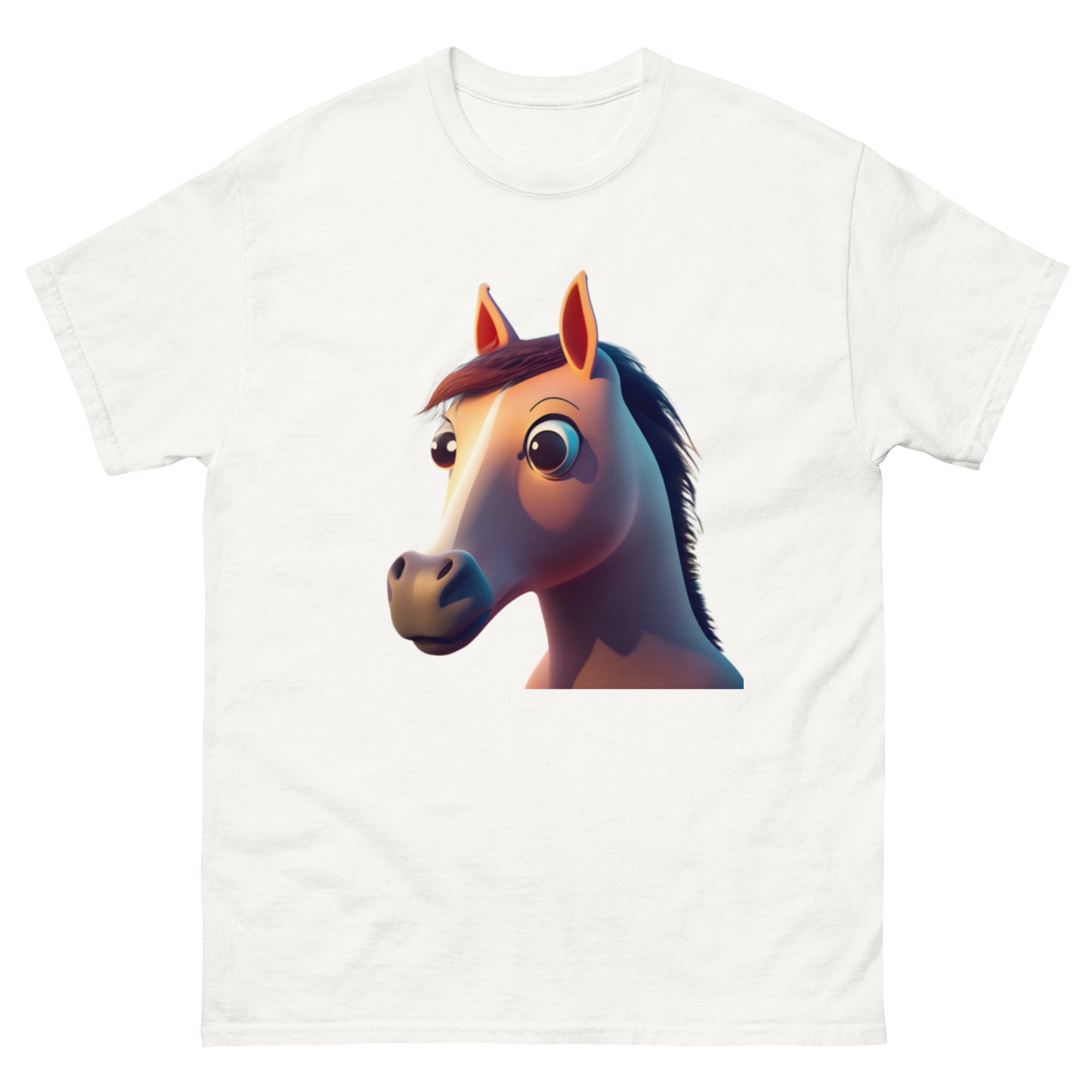Realistic Horse T-shirt for Style and Charm!