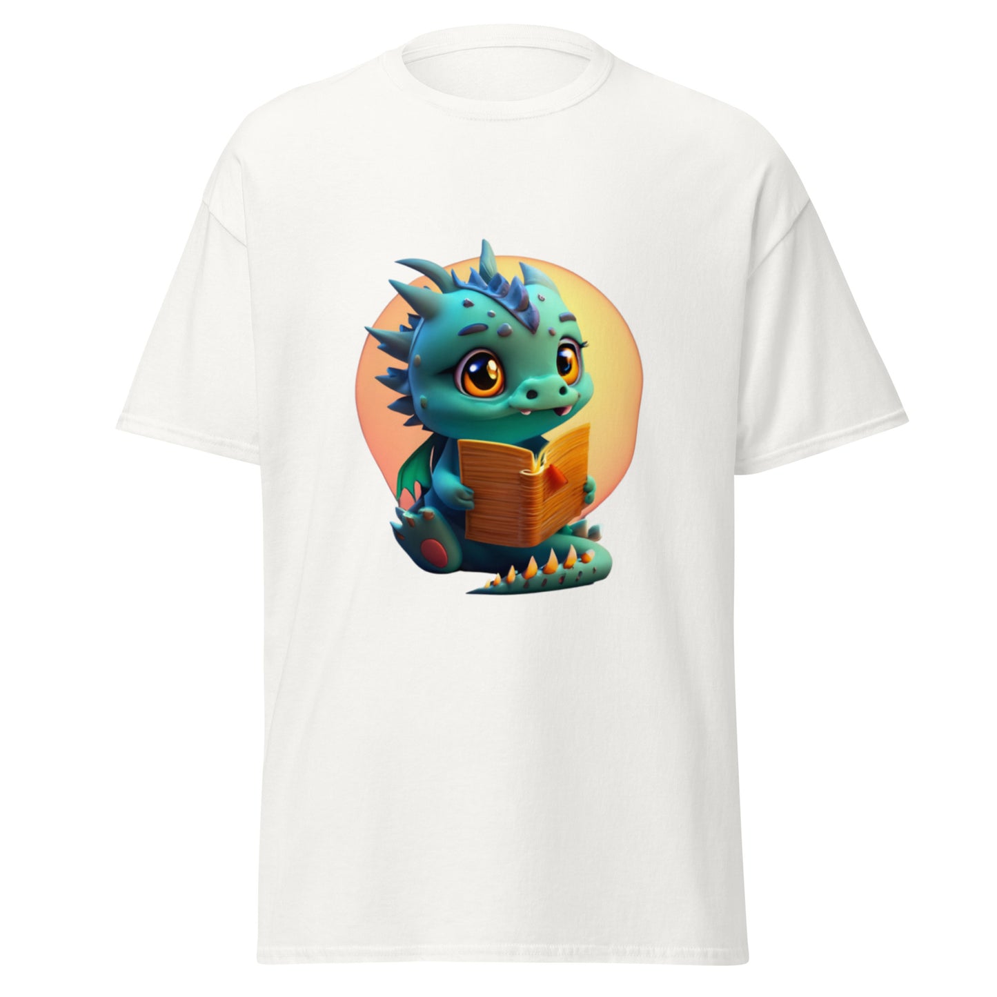 T-shirt Dragon with Book