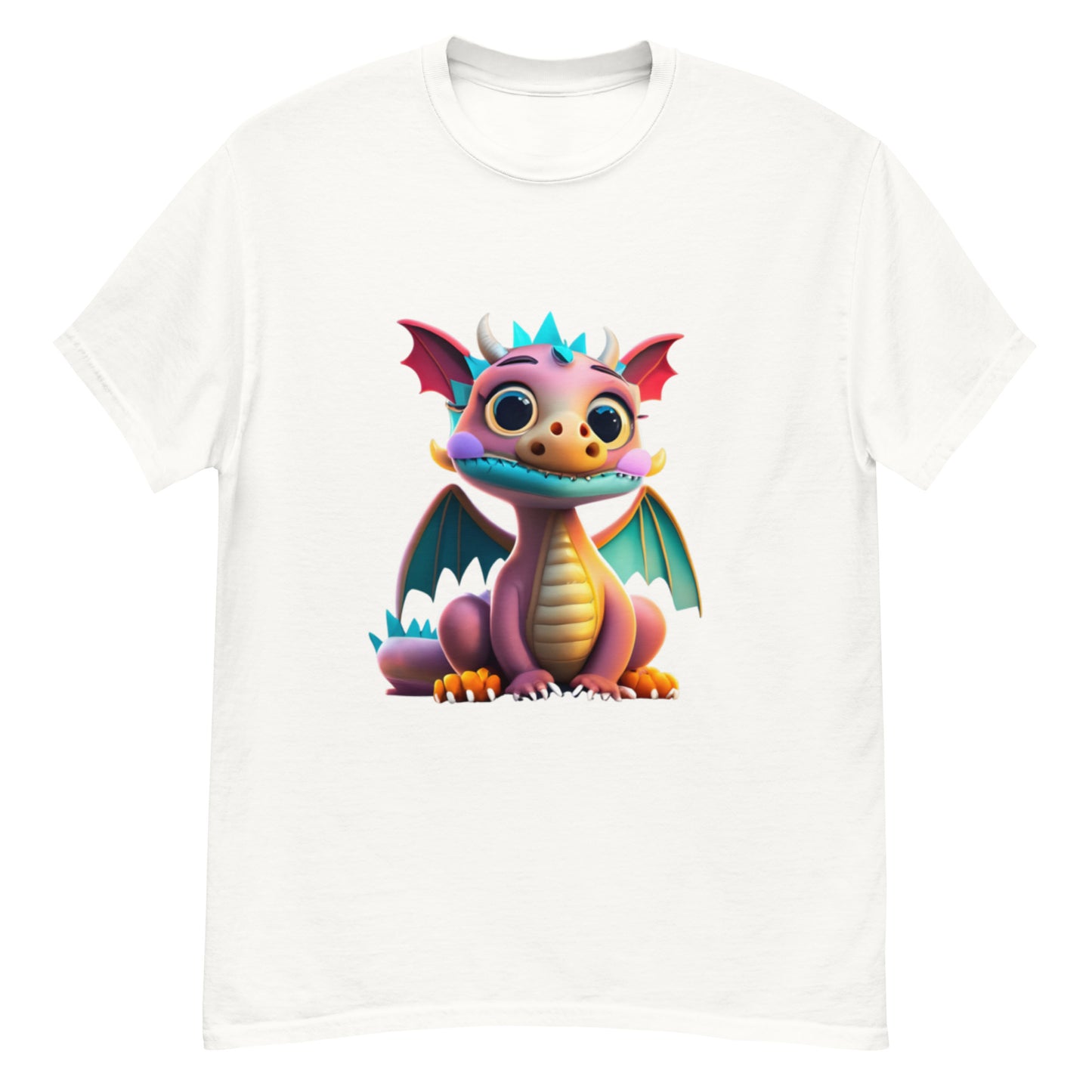 Rosa Drak-T-shirt