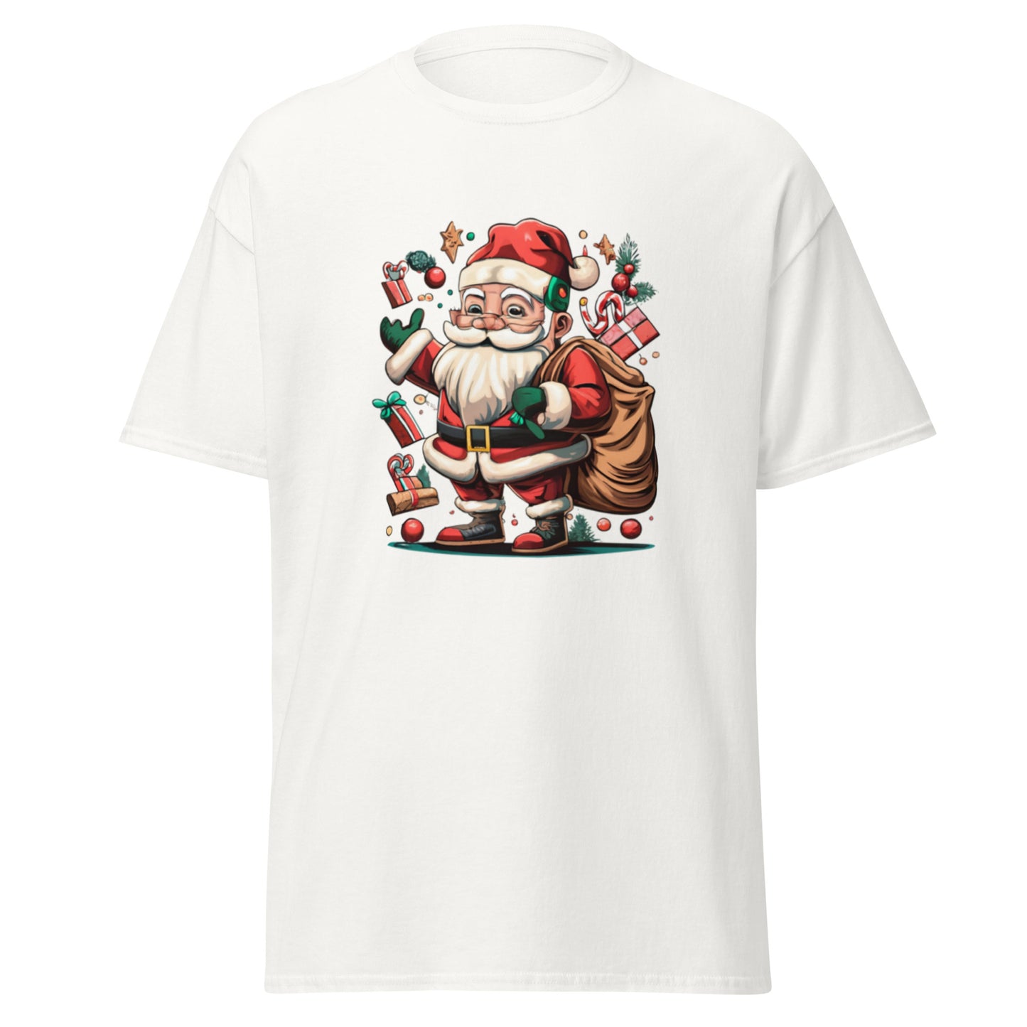 Sprid Julglädje med Vår Lilla Jultomte-T-shirt
