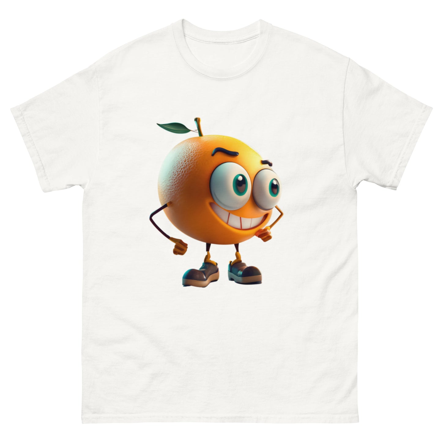 Cool Animerad Apelsin T-shirt