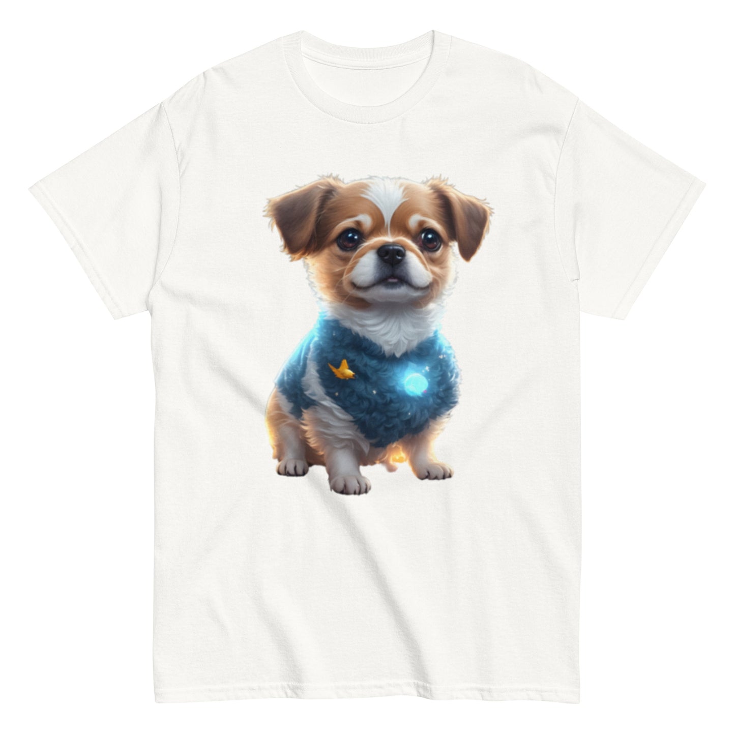 T-shirt med Animerad Hund