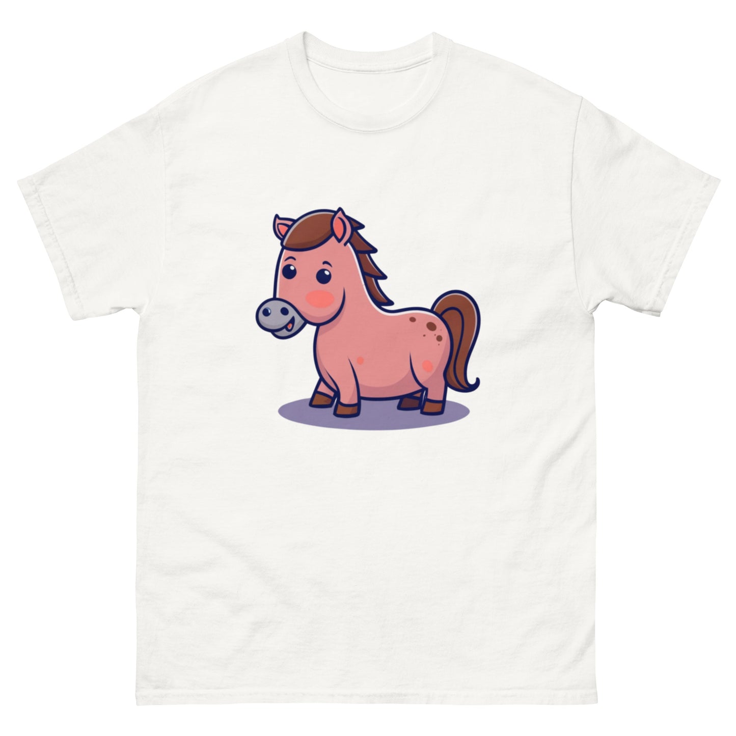 Stylish T-shirt with horse motif