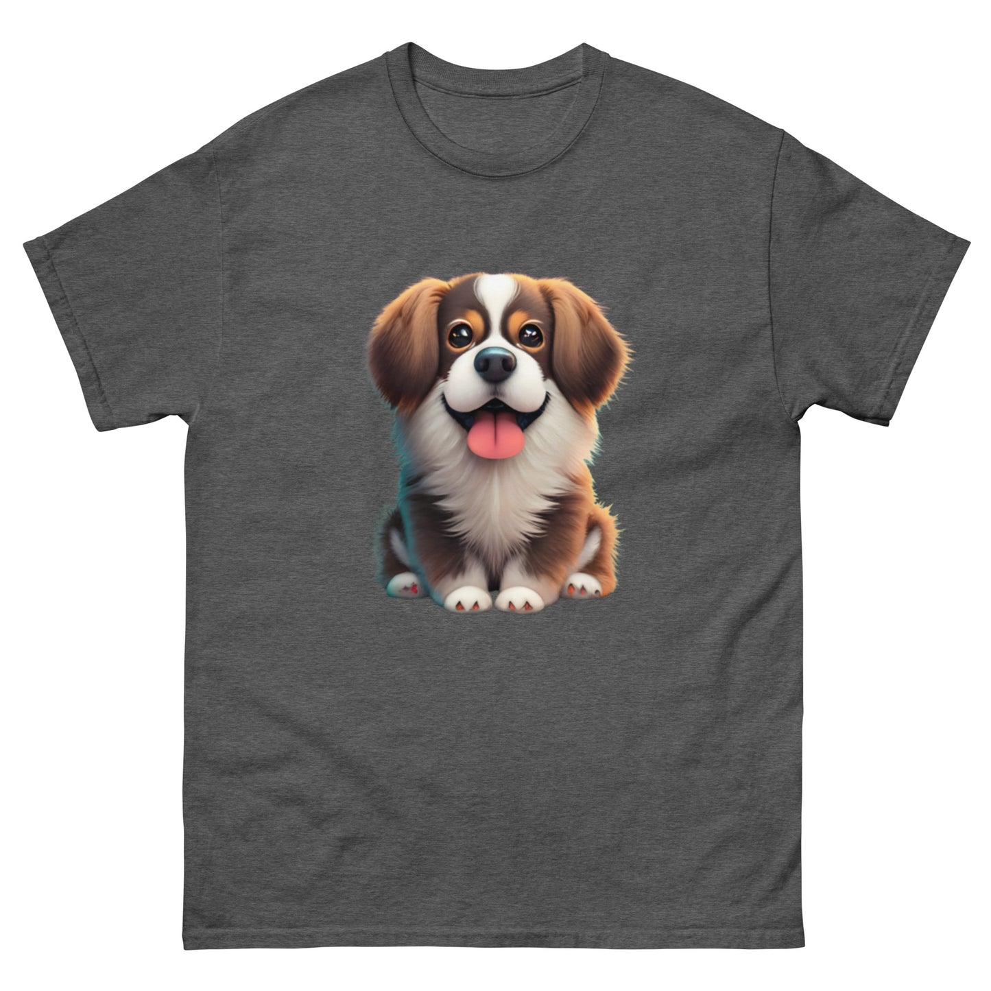 Realistic Fluffy Dog T-Shirt - A Dog Lover's Dream!