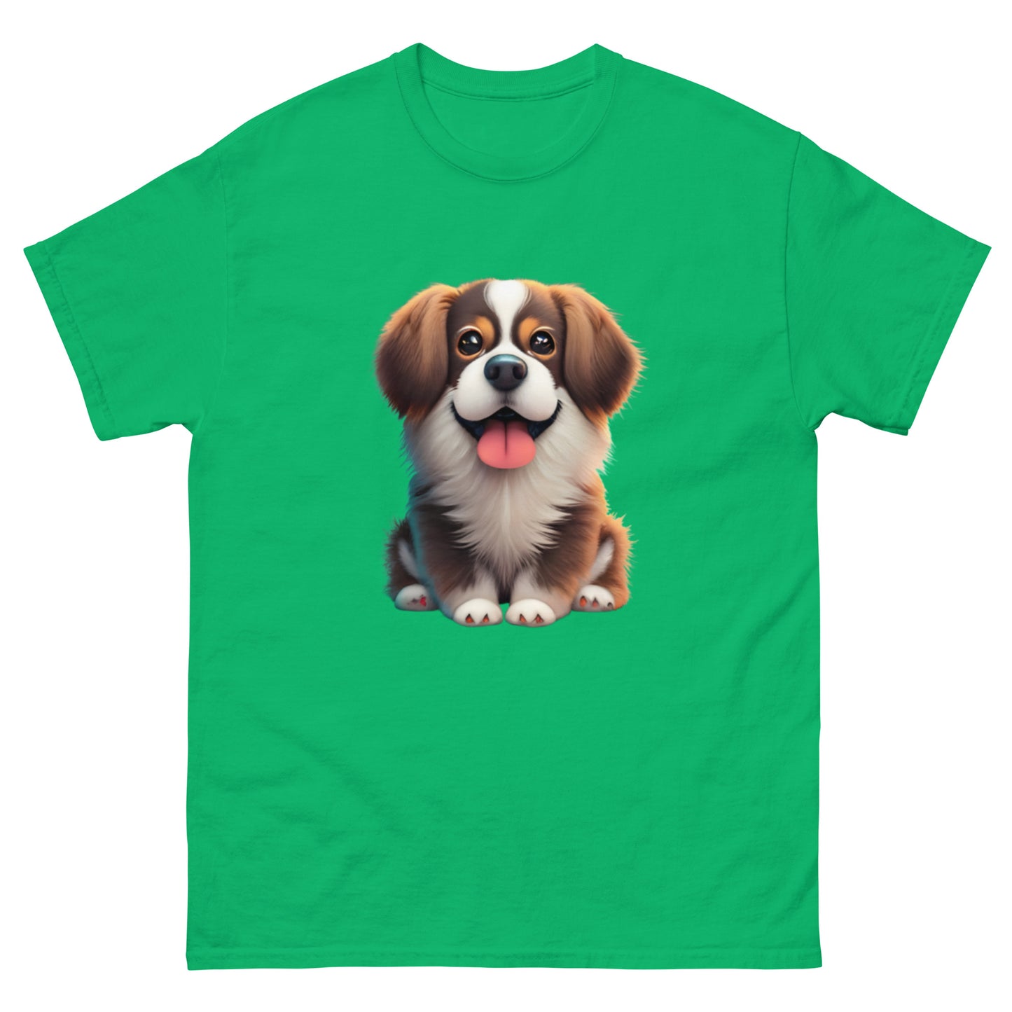 Realistic Fluffy Dog T-Shirt - A Dog Lover's Dream!