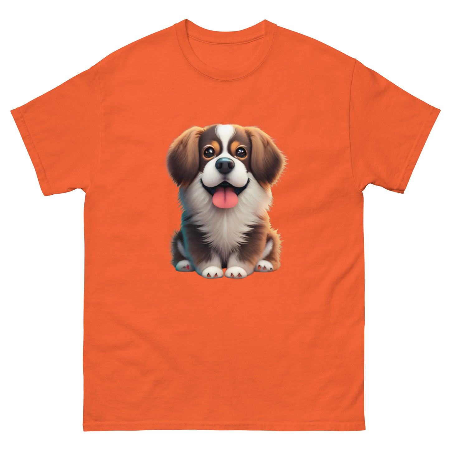 Realistic Fluffy Dog T-Shirt - A Dog Lover's Dream!