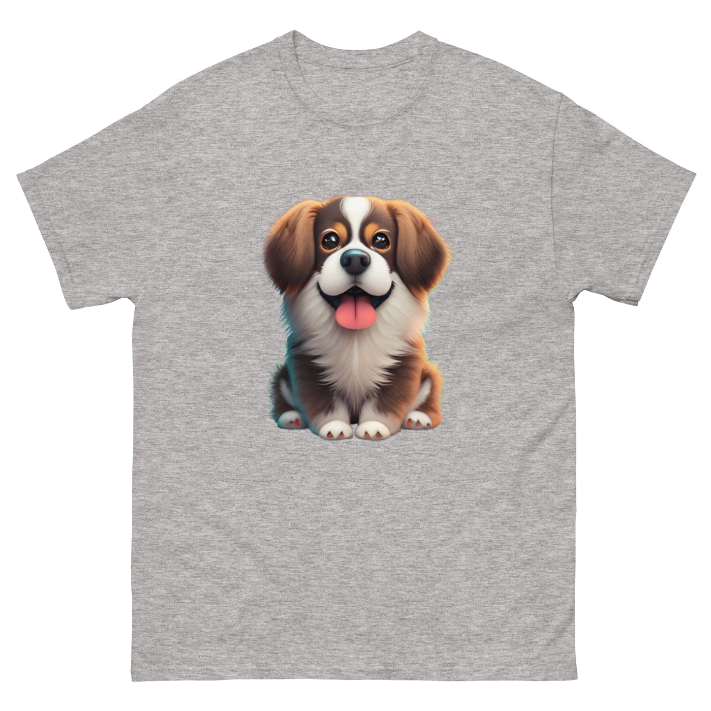 Realistic Fluffy Dog T-Shirt - A Dog Lover's Dream!