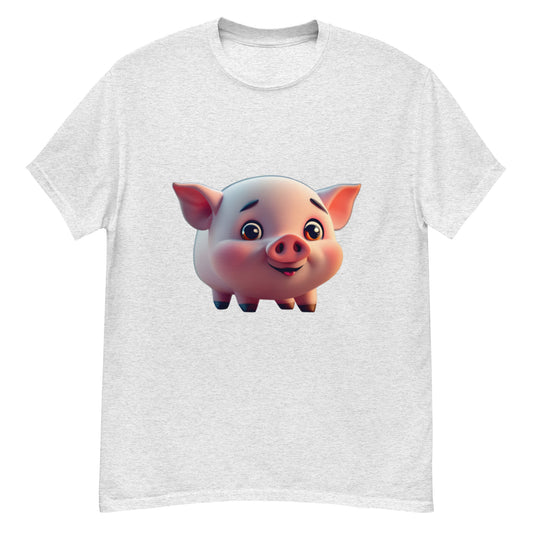 Funny Cartoon Pig T-Shirt - Spread Joy in Style!