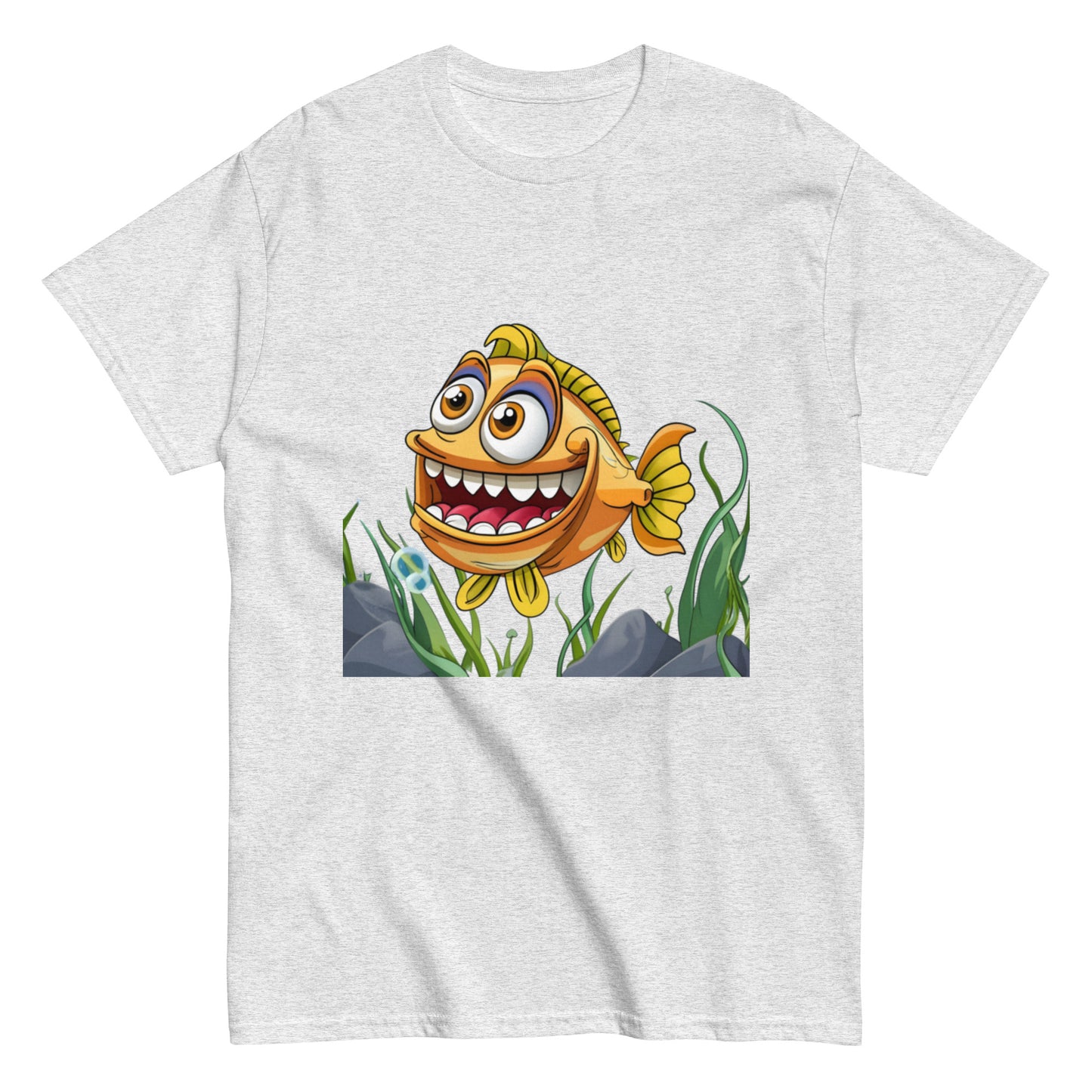 Glad Animerad Fisk T-shirt