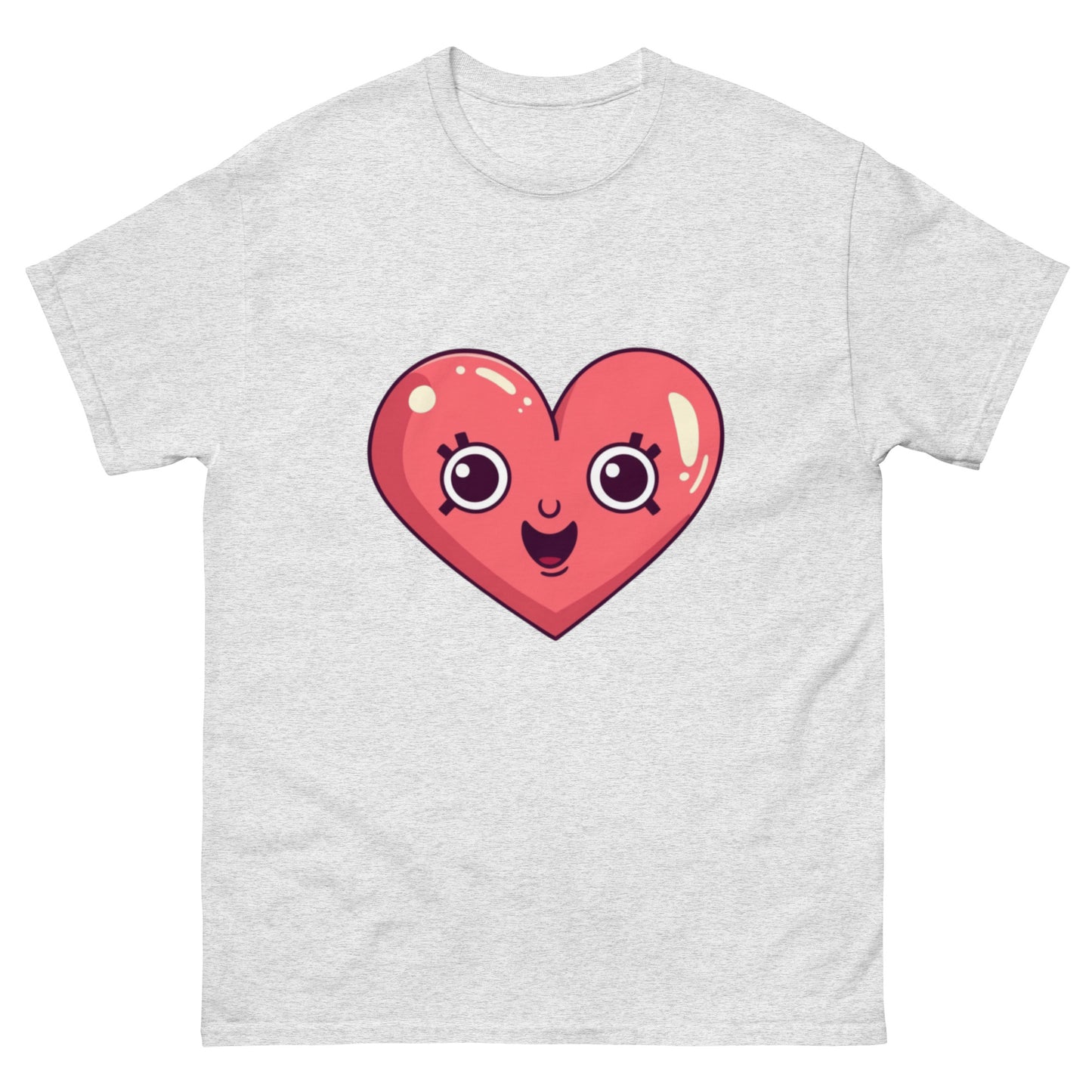 Elegant T-shirt with heart motif