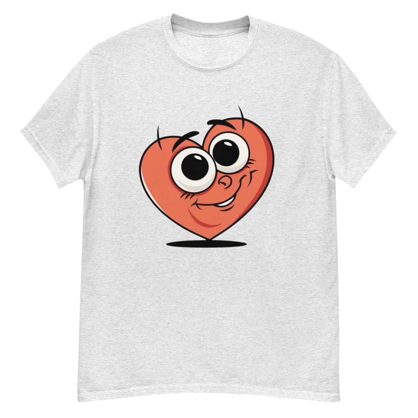 Charming T-shirt with a cartoon heart