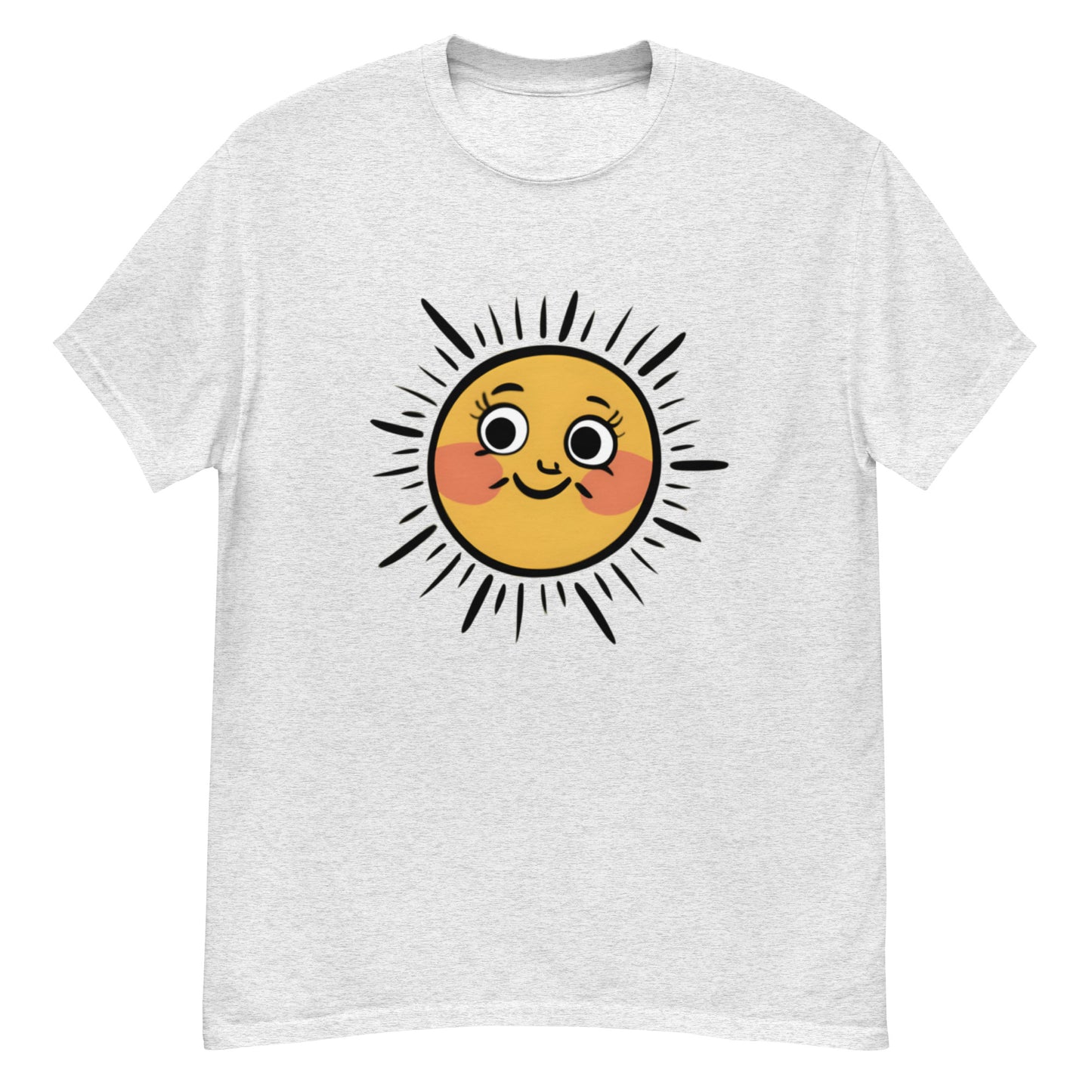 Lysande T-shirt med Tecknad Sol