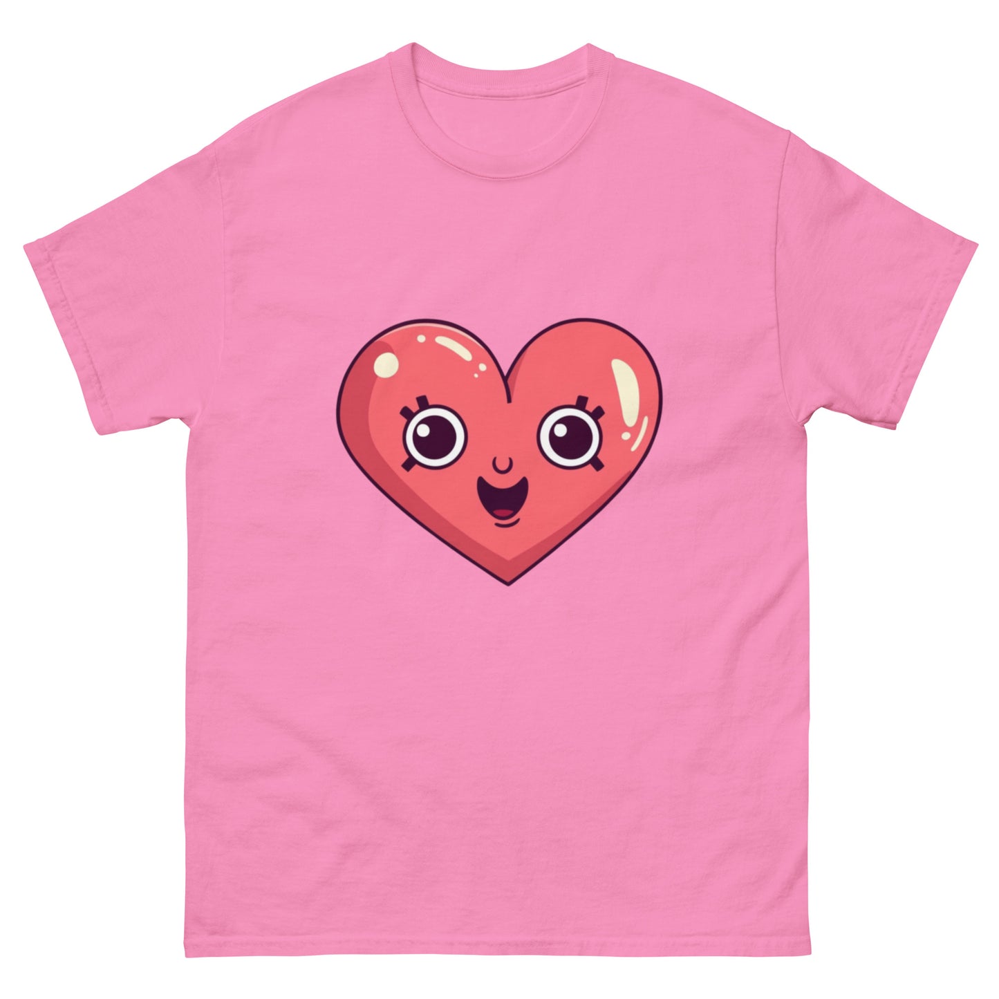 Elegant T-shirt with heart motif
