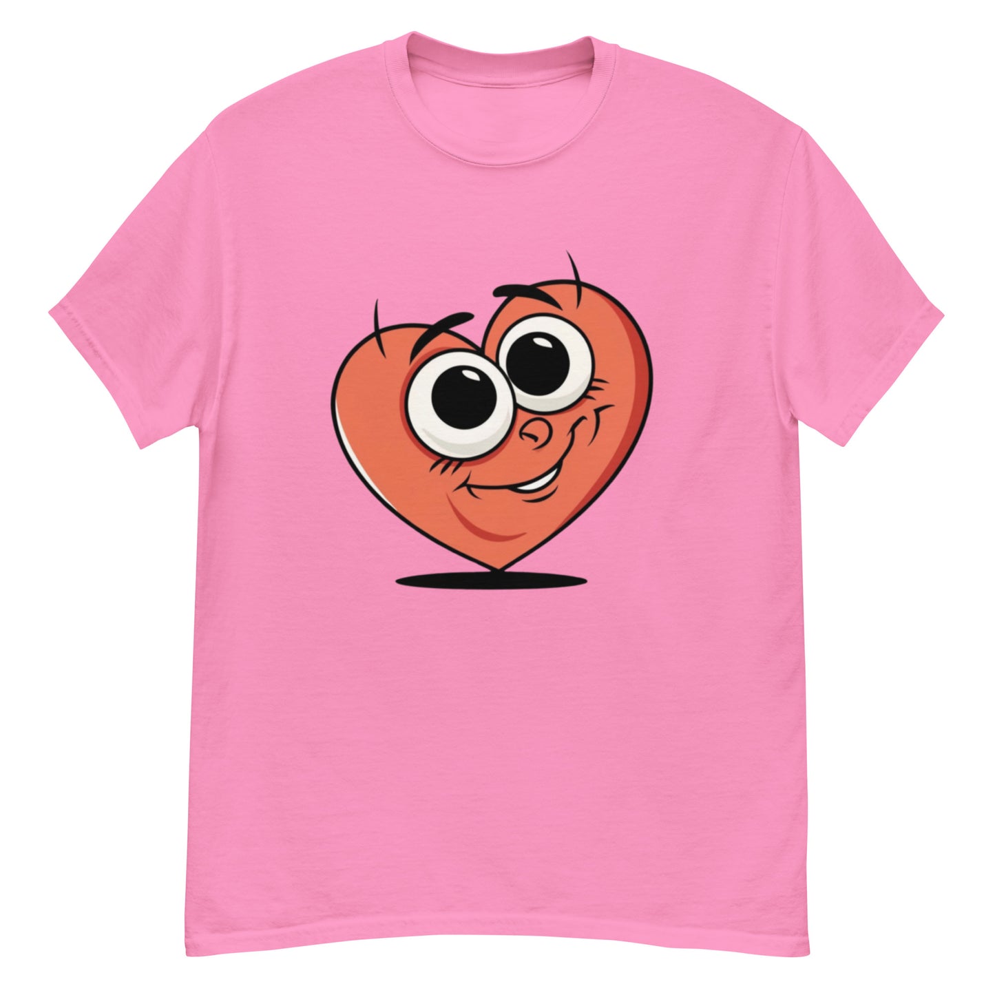Charming T-shirt with a cartoon heart