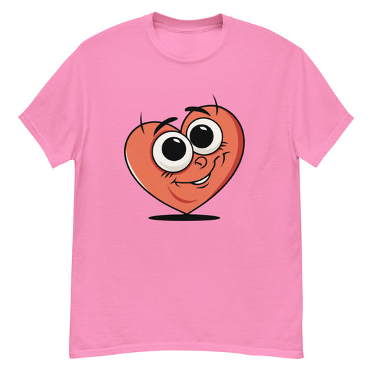 Charming T-shirt with a cartoon heart