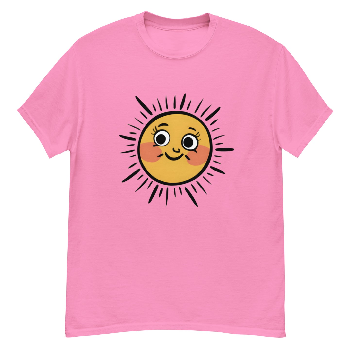 Lysande T-shirt med Tecknad Sol