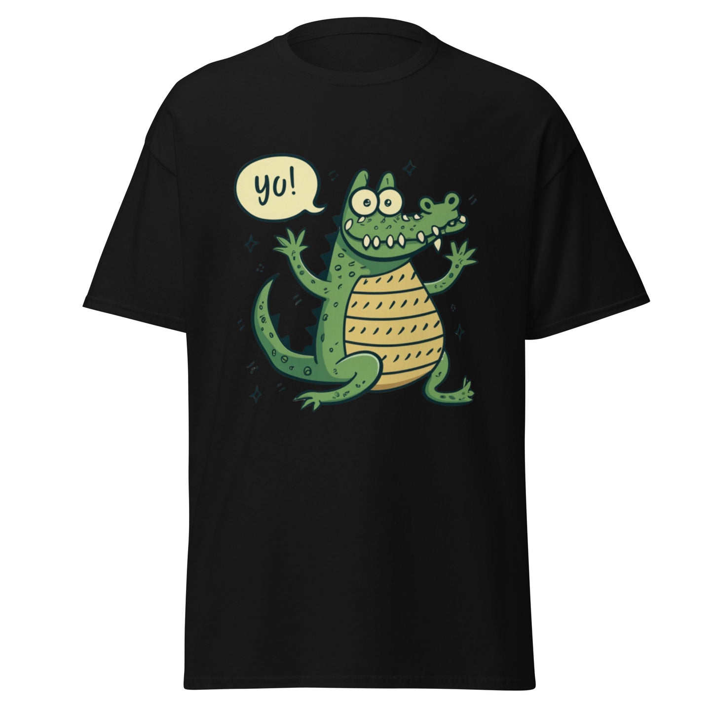 Gullig Kramgo Krokodil T-shirt | Sprid Kärlek med Vår Charmiga Design!