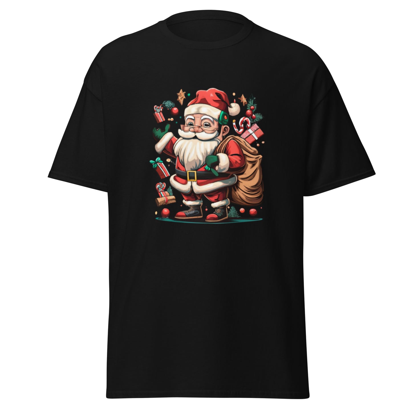 Sprid Julglädje med Vår Lilla Jultomte-T-shirt