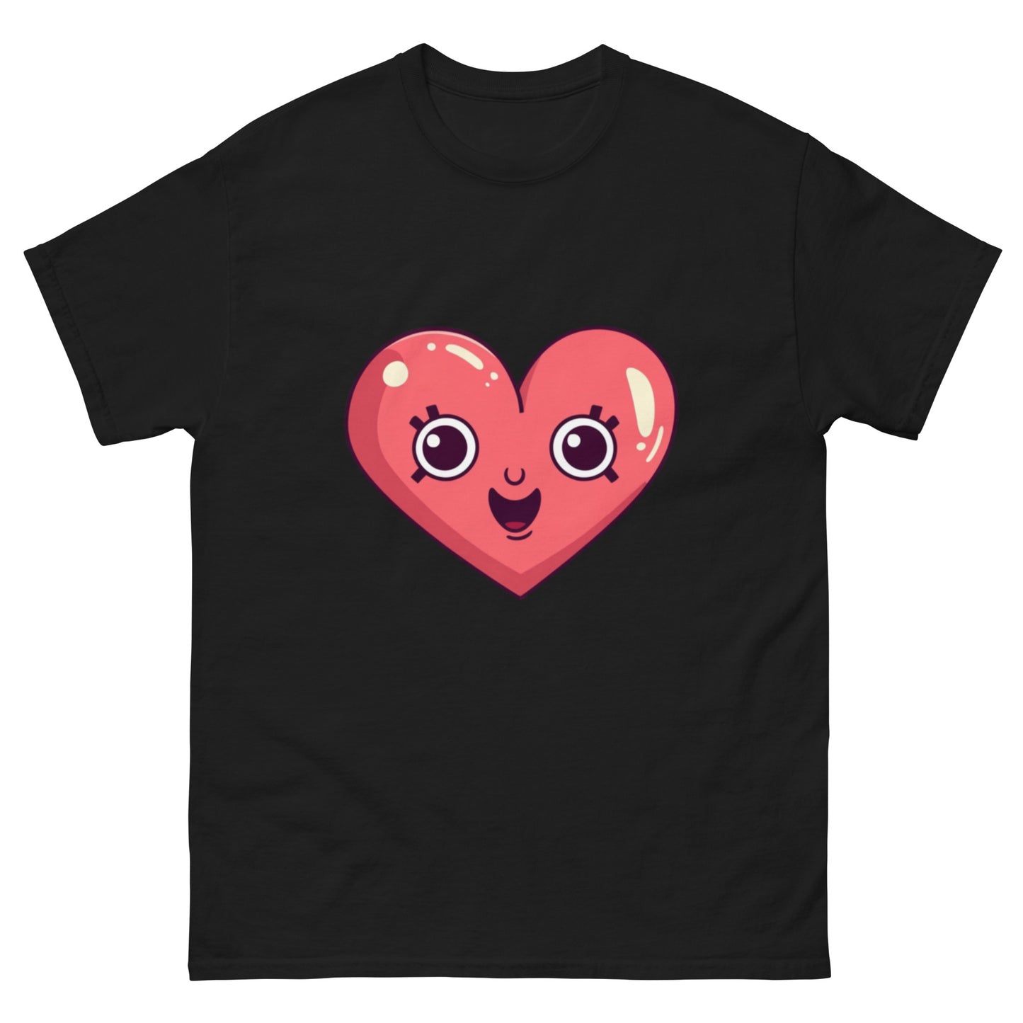 Elegant T-shirt with heart motif