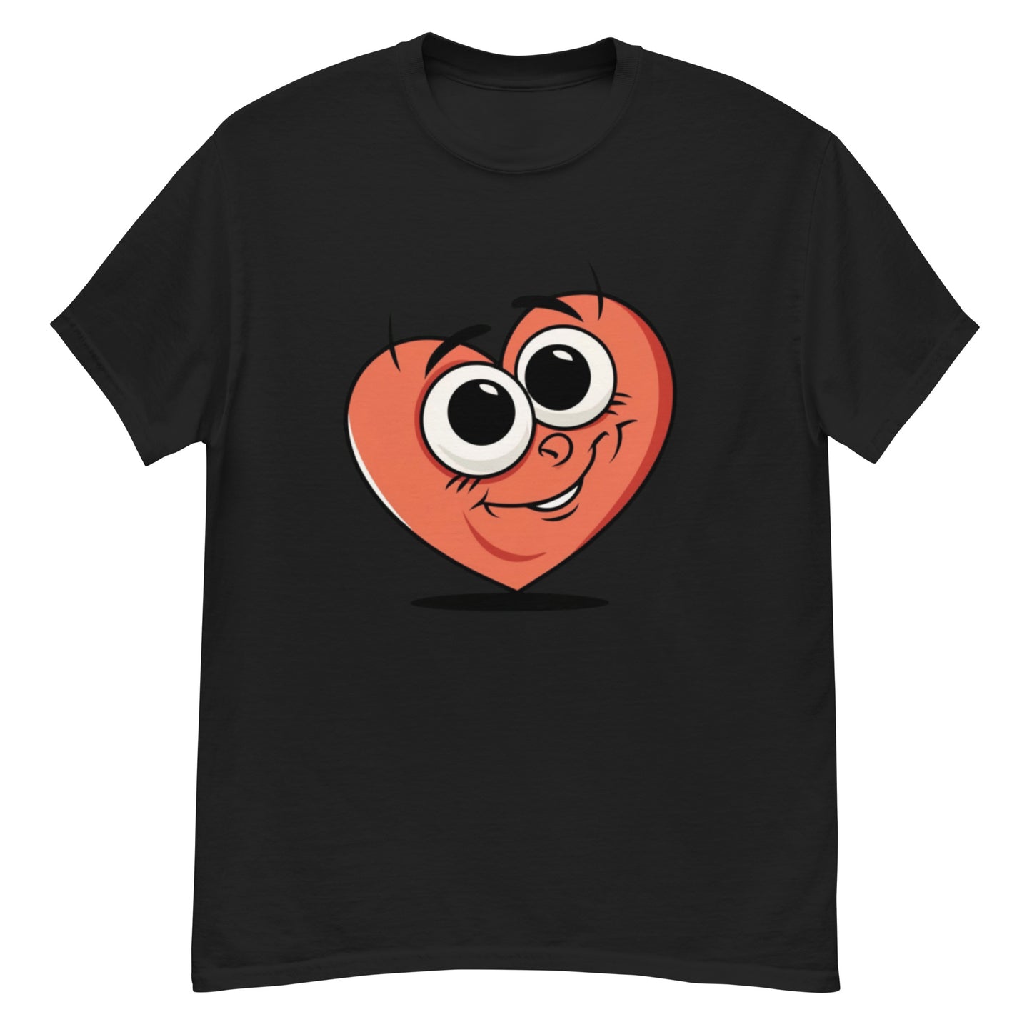 Charming T-shirt with a cartoon heart