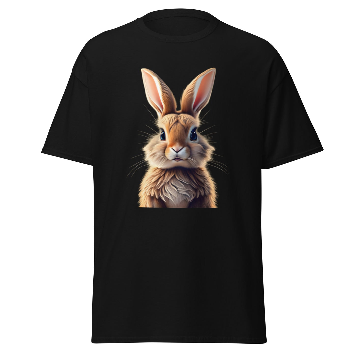 Cute T-shirt with rabbit motif