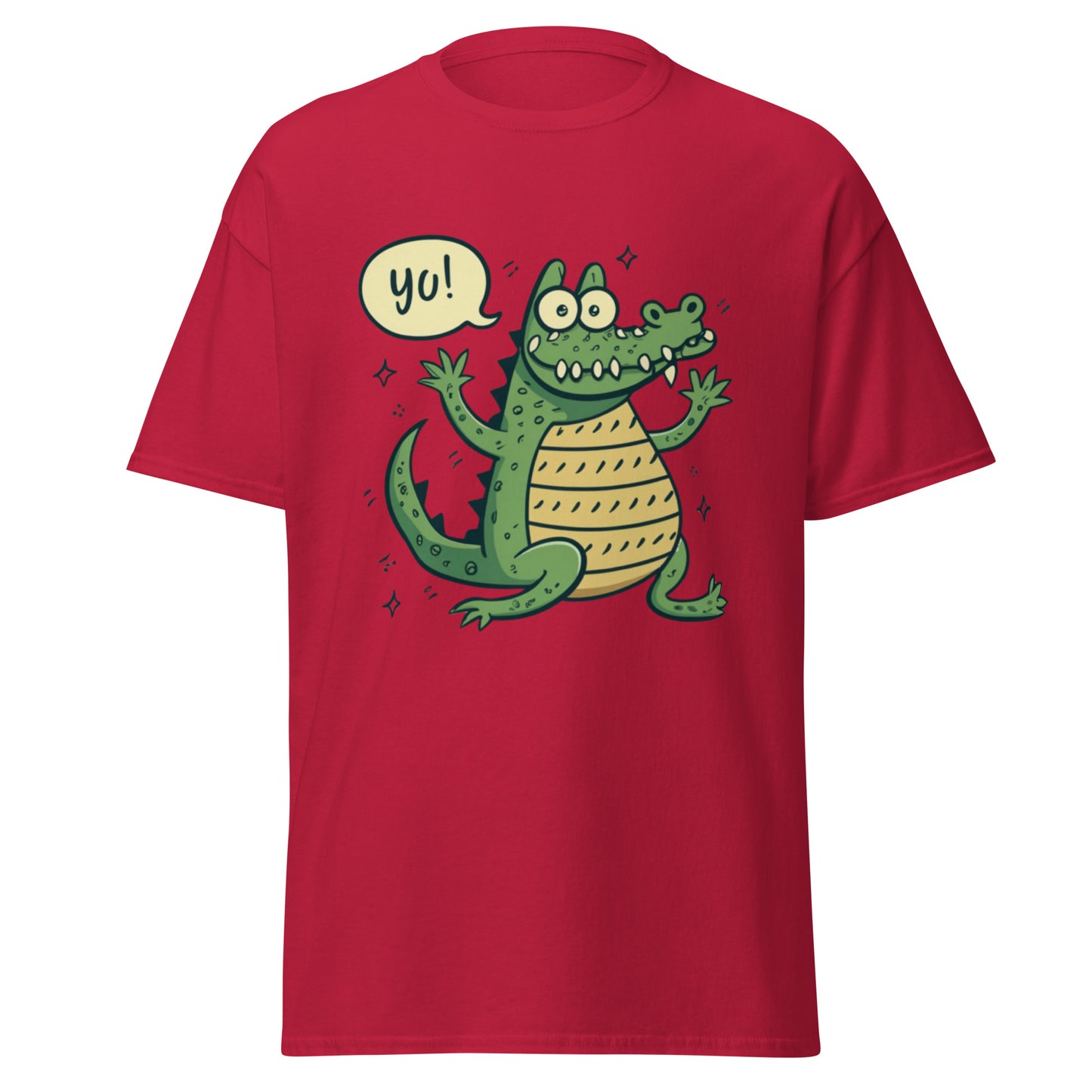 Gullig Kramgo Krokodil T-shirt | Sprid Kärlek med Vår Charmiga Design!