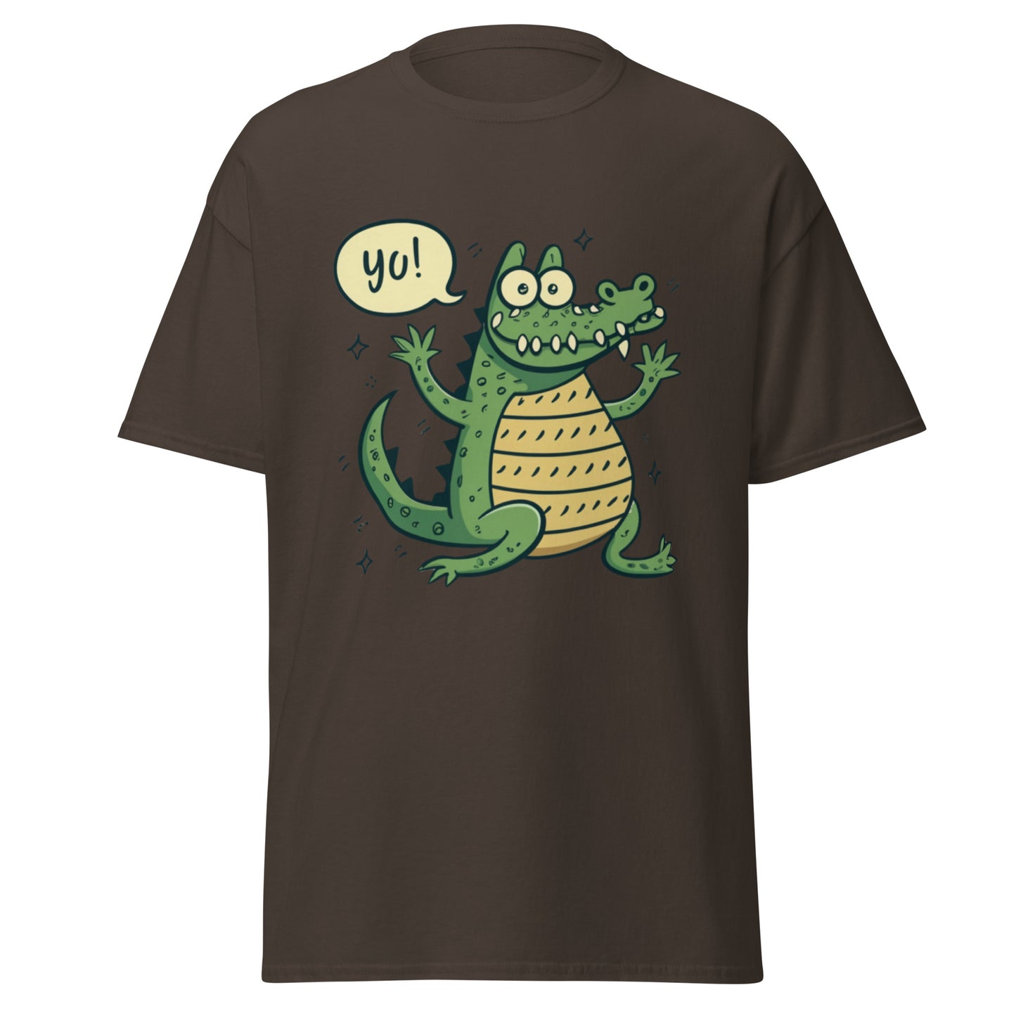 Gullig Kramgo Krokodil T-shirt | Sprid Kärlek med Vår Charmiga Design!