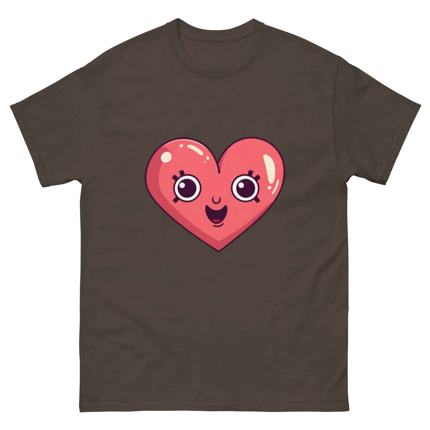Elegant T-shirt with heart motif