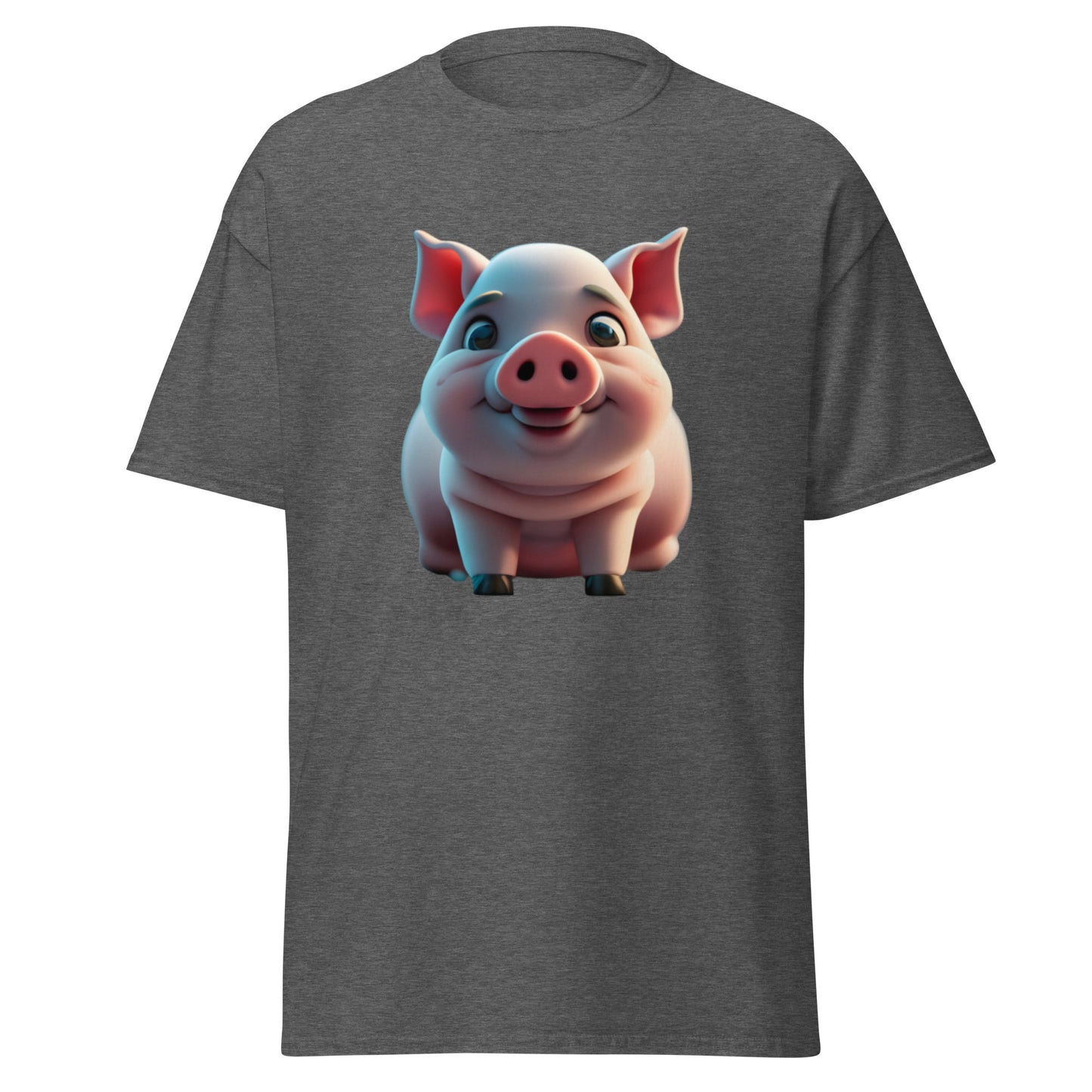 Cute Animated Pig T-Shirt - Add Joy to Your Wardrobe!