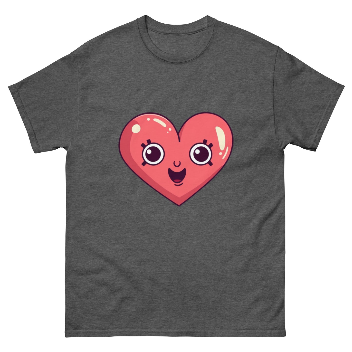 Elegant T-shirt with heart motif