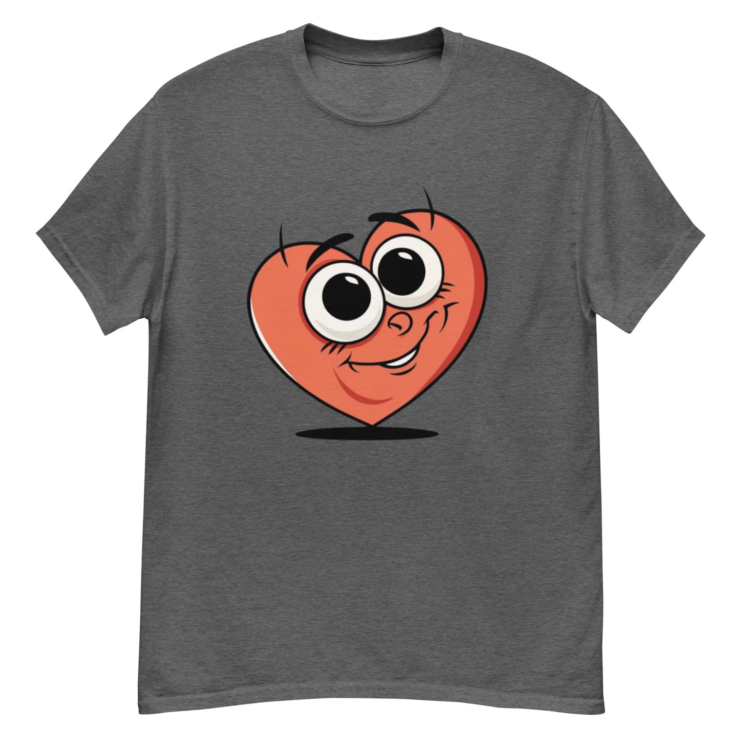 Charming T-shirt with a cartoon heart